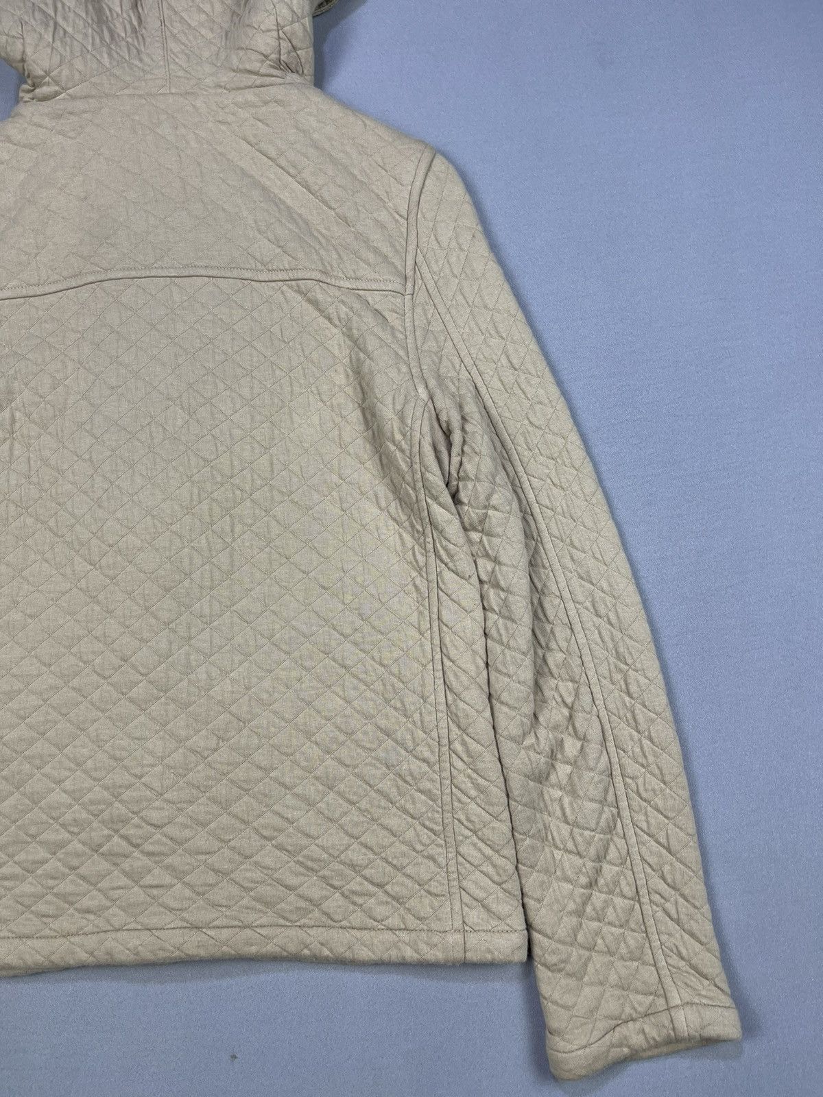 Vintage France Designer ARMEN Diagonal Button Up Quilted Hoodies Size M / US 6-8 / IT 42-44 - 9 Thumbnail