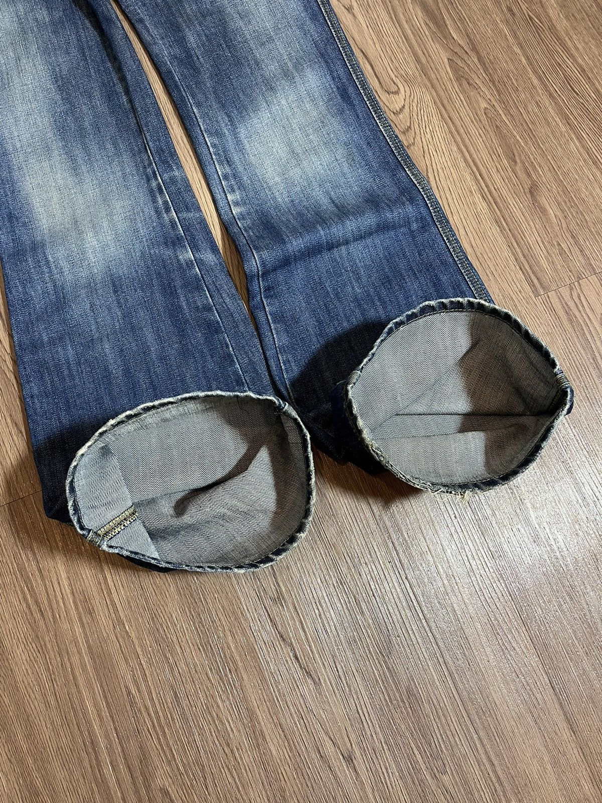 GOSTAR DE FUGA × Japanese Brand Studded flare distressed washed denim Size US 32 / EU 48 - 12 Thumbnail
