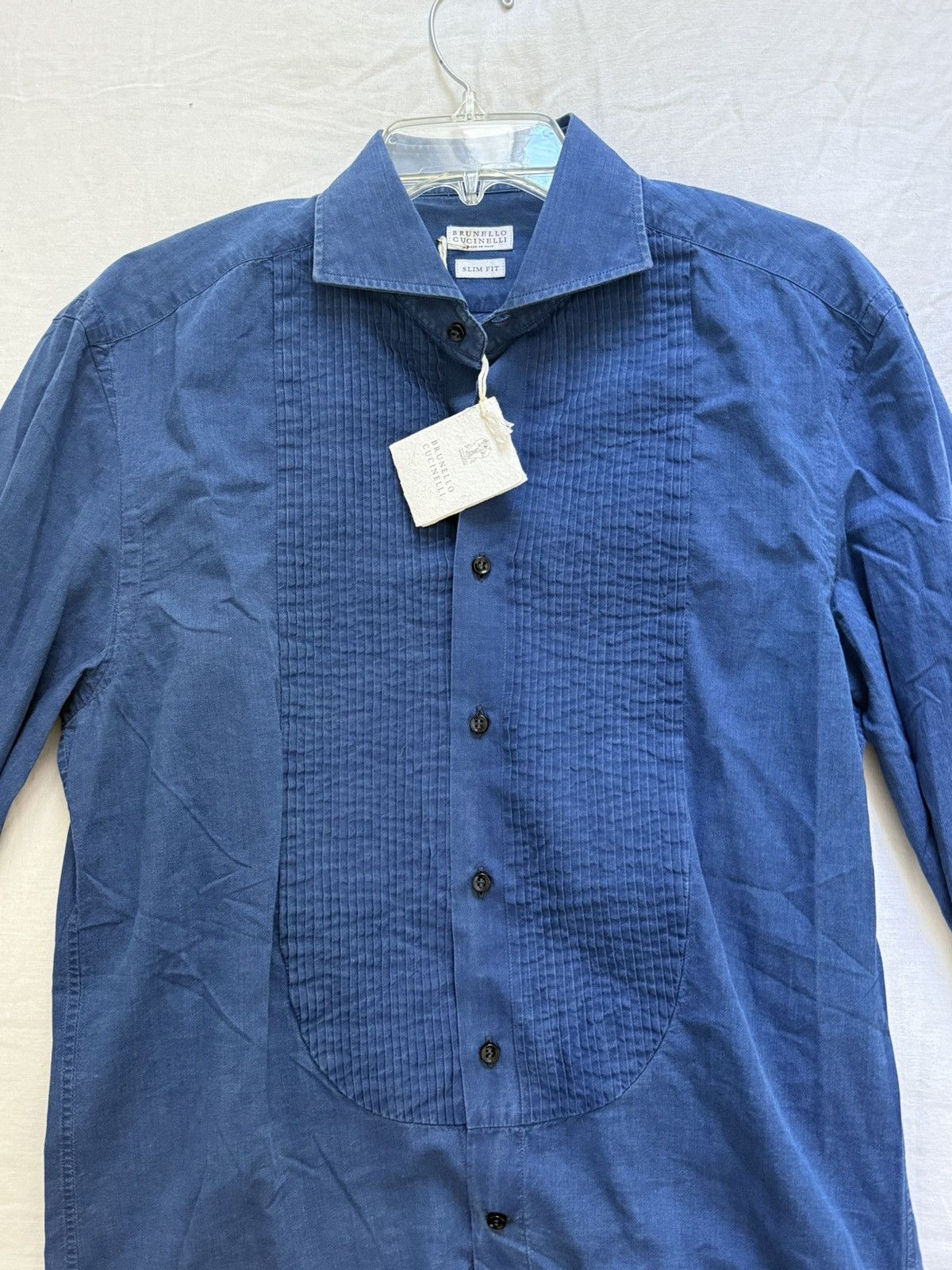 Brunello Cucinelli Brunello cucinelli blue button down Size US S / EU 44-46 / 1 - 2 Thumbnail