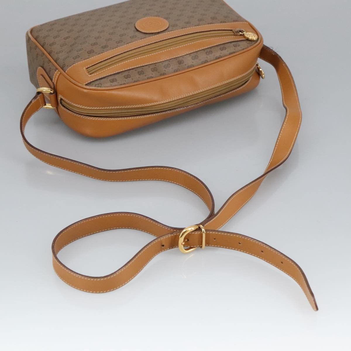 Gucci GUCCI Micro GG Supreme Shoulder Bag Pvc Leather Beige Gold Size ONE SIZE - 7 Thumbnail