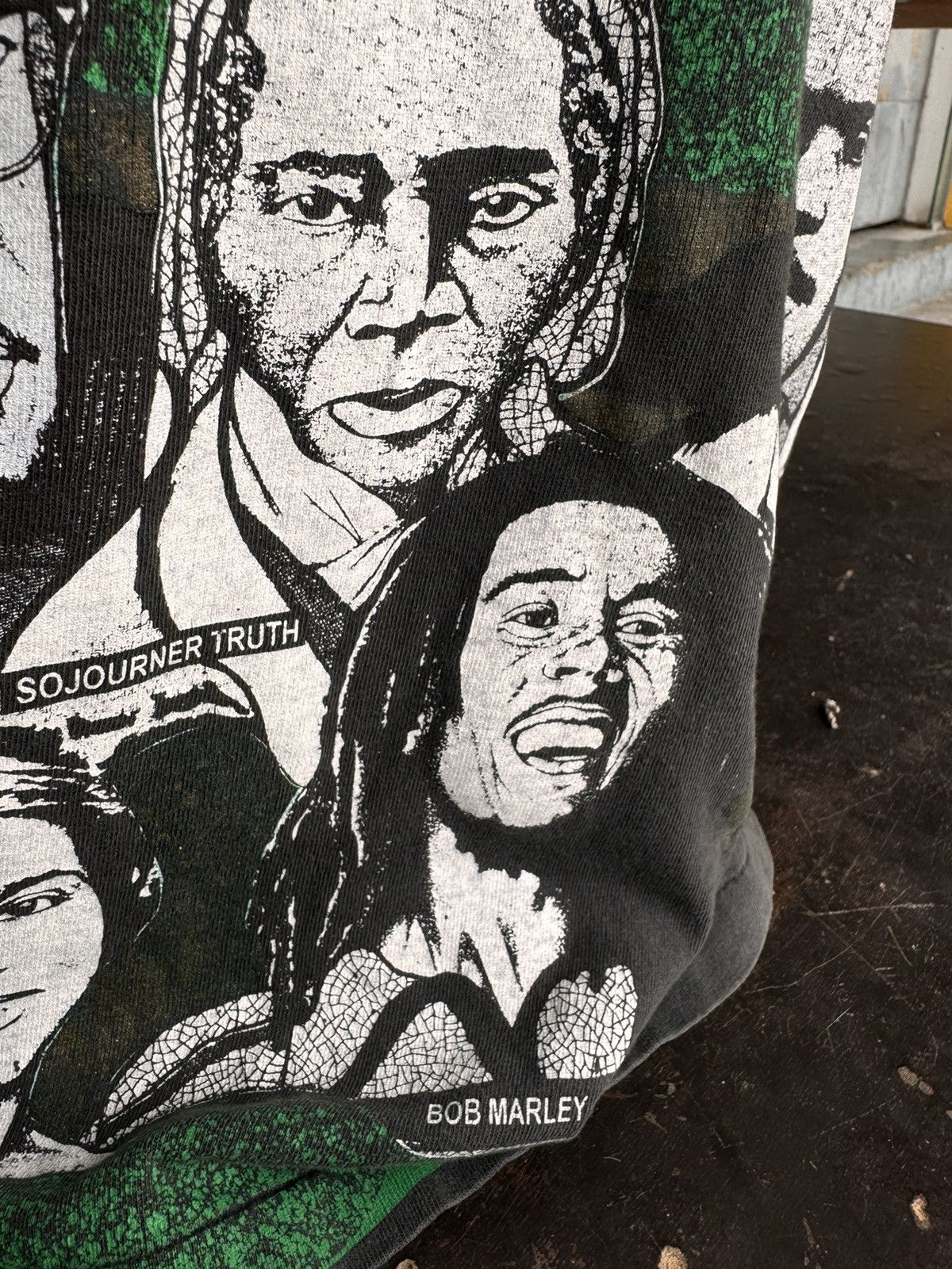 Bob Marley × Vintage Positive History Bob Marley Malcolm X Nelson Mandela Vintage Size US L / EU 52-54 / 3 - 2 Thumbnail