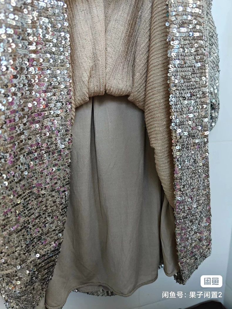 Saint Laurent Paris Saint Laurent Sequin Evening Dress Size US 36 / EU 52 - 1 Thumbnail