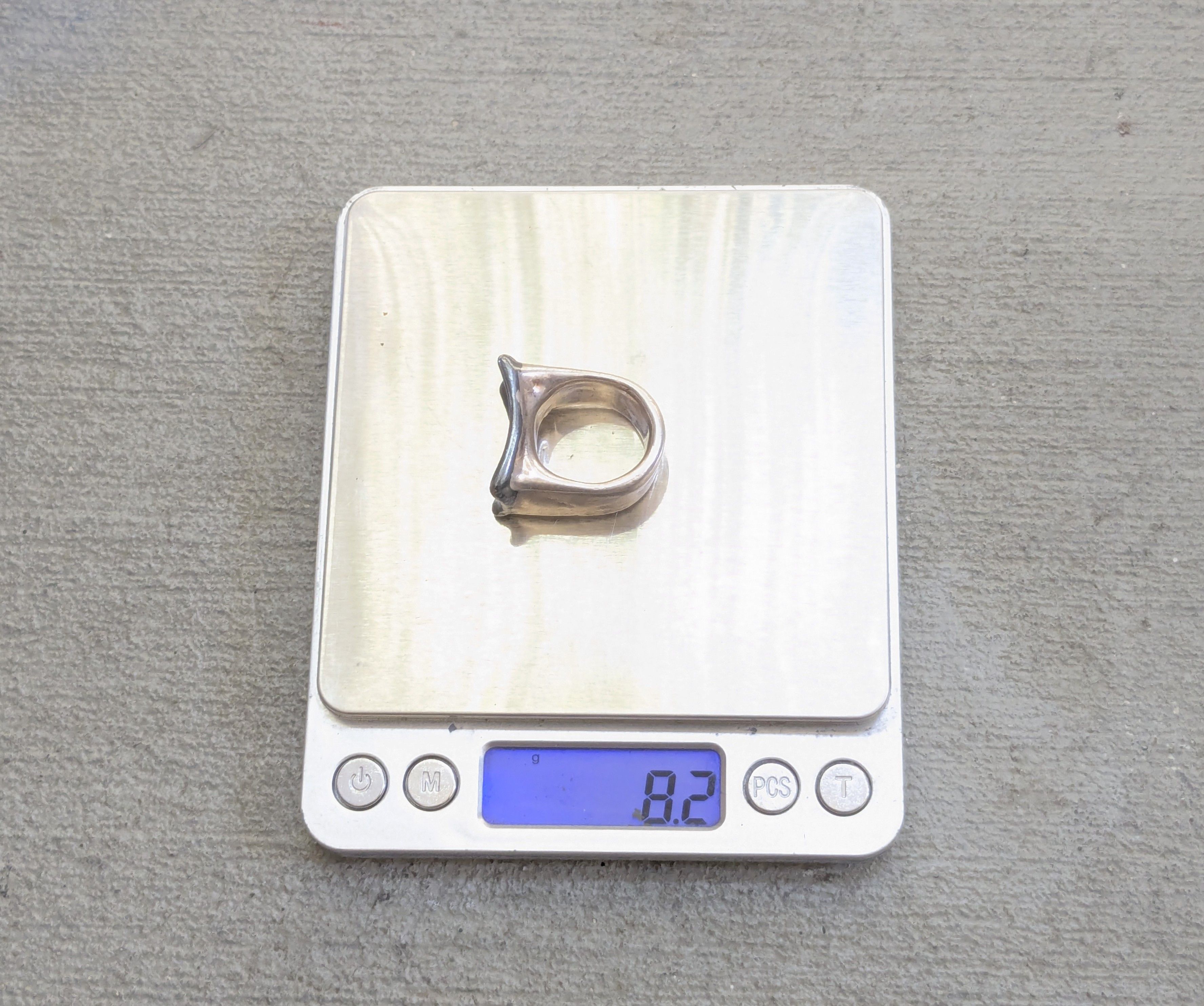 Jewelry × Sterling Silver Vintage Sterling Silver Ring 9 Electroform Hollow Puffy Size ONE SIZE - 15 Thumbnail