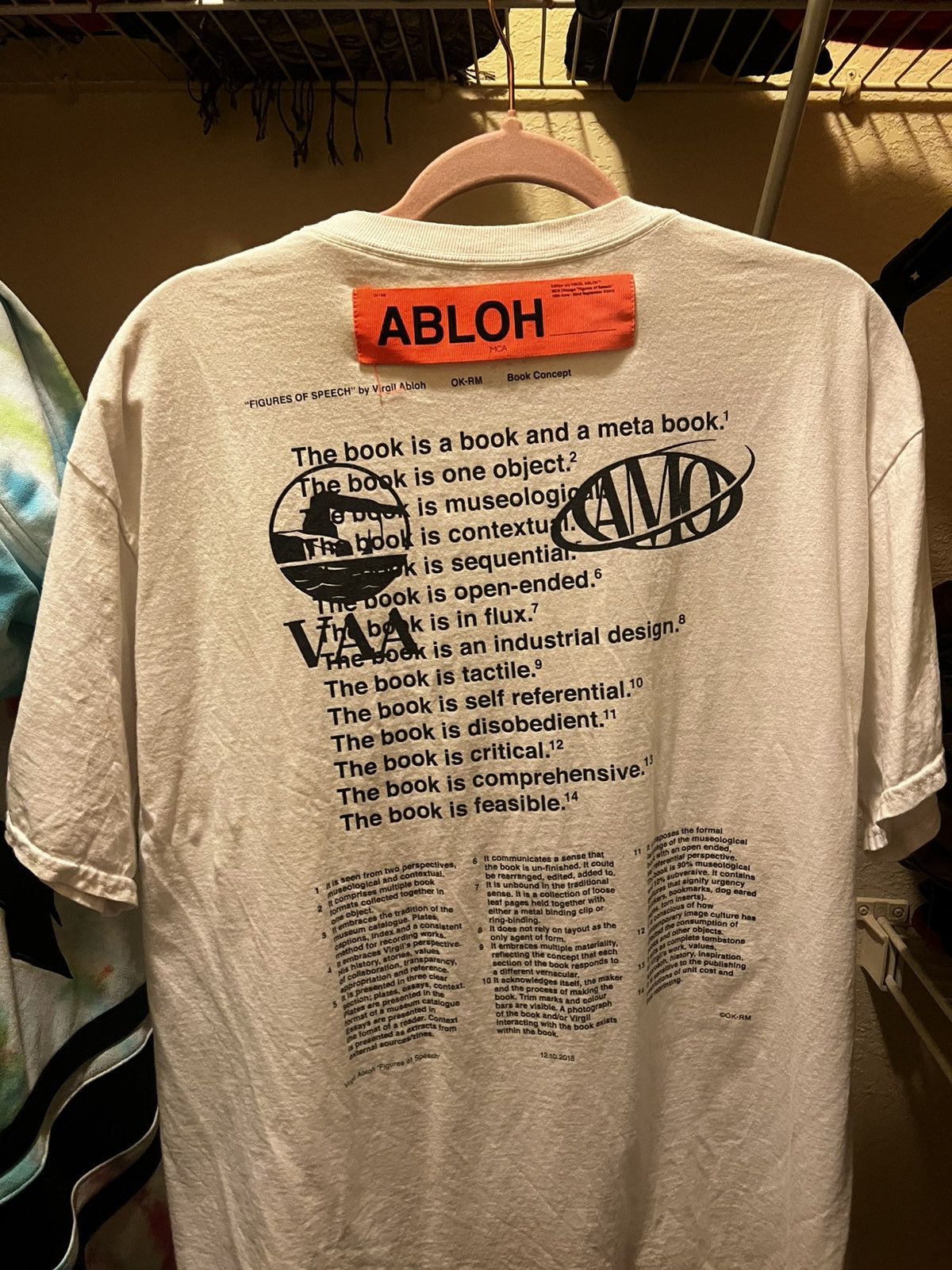 Champion × Virgil Abloh Vigil Abloh x MCA Chicago 2019 Figures of Speech T-Shirt Size US L / EU 52-54 / 3 - 2 Thumbnail