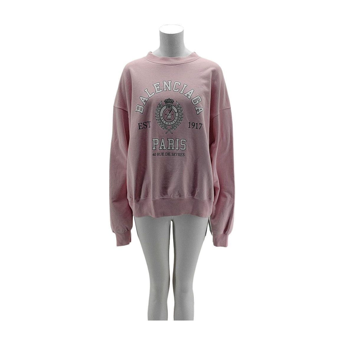 Balenciaga Balenciaga Crest Logo Sweatshirt Size S Size S / US 4 / IT 40 - 1 Thumbnail