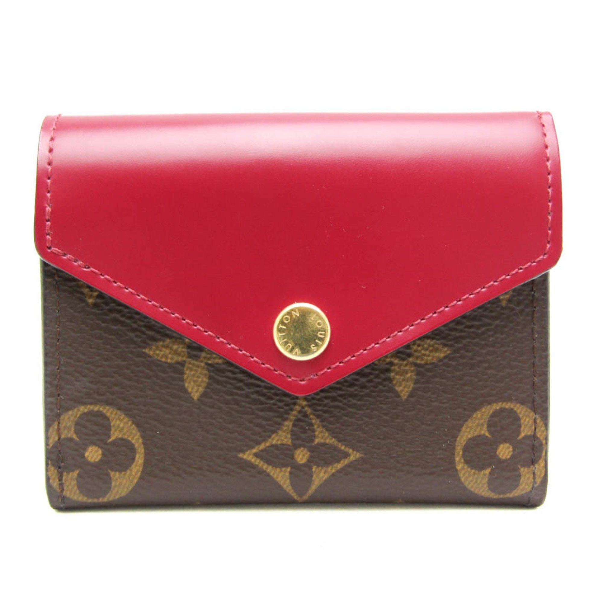 Louis Vuitton Louis Vuitton Monogram Zoe Wallet M62932 Women's Monogram Wallet (tri-fold) Fuchsia,Monogram Size ONE SIZE - 1 Thumbnail