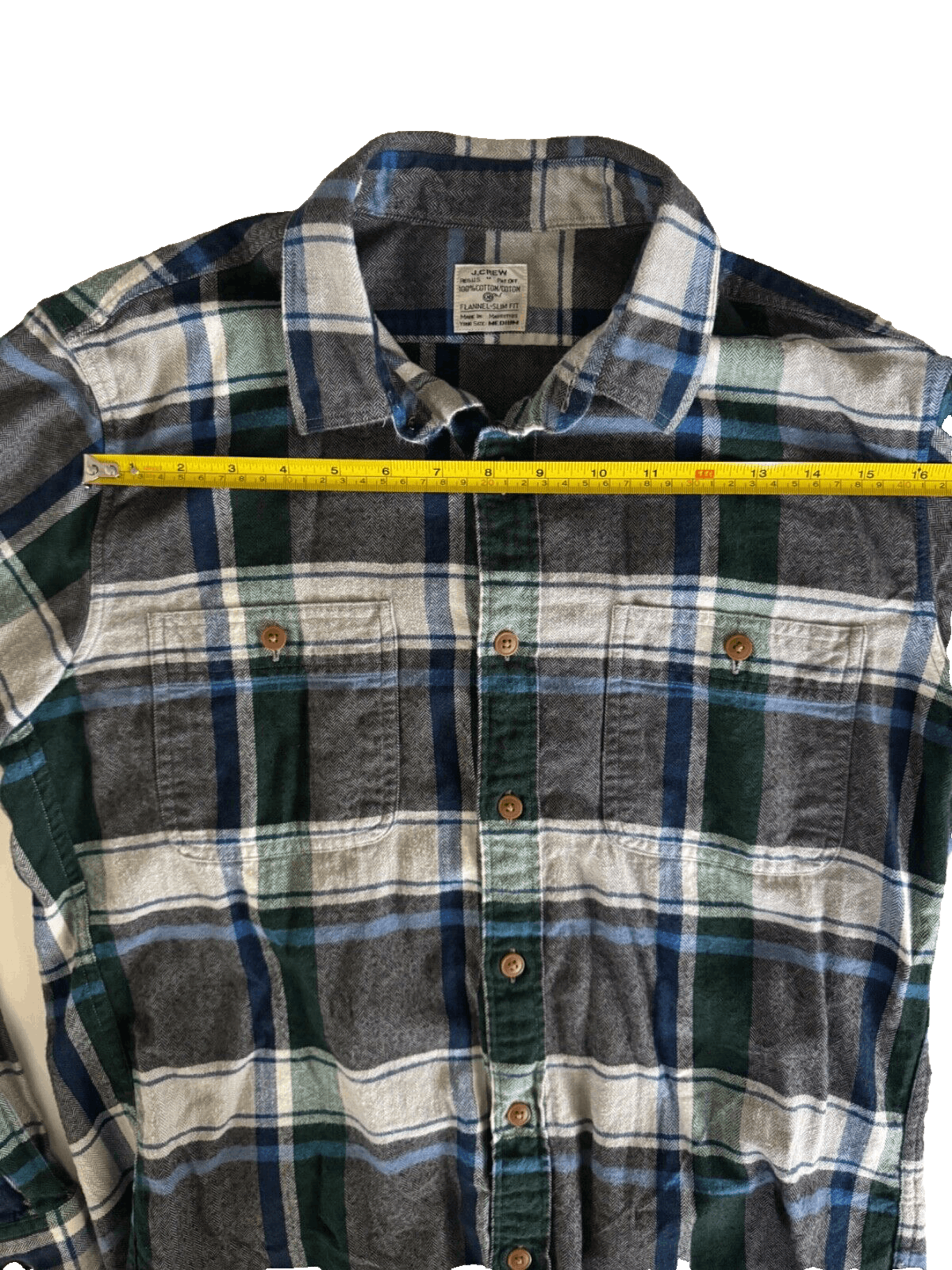 J.Crew J Crew Flannel Button Up Shirt Tartan Plaid Men’s Slim Fit M Size US M / EU 48-50 / 2 - 5 Thumbnail