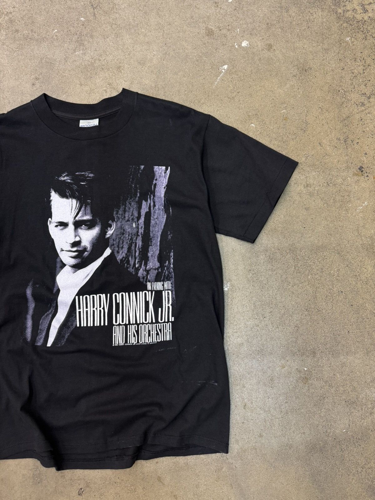 Vintage 90s Vintage Harry Connick Jr. Band Tee M/L Size US M / EU 48-50 / 2 - 2 Thumbnail