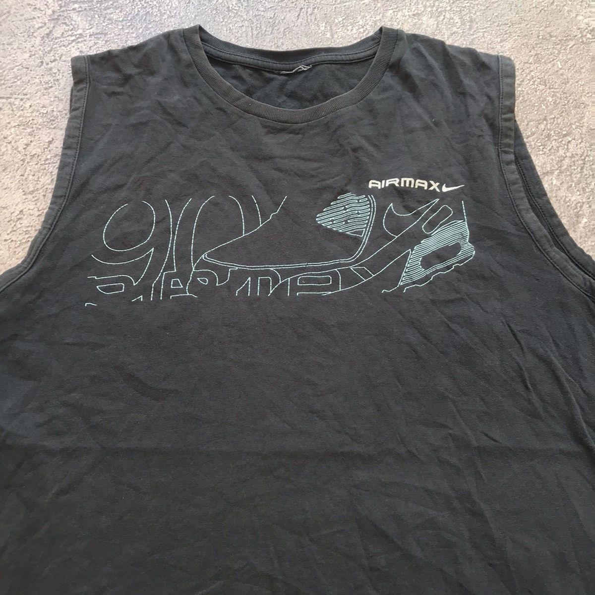 Nike VINTAGE NIKE SWOOSH AIR MAX TANK TOP STREETWEAR CASUAL 90s Size US M / EU 48-50 / 2 - 3 Thumbnail