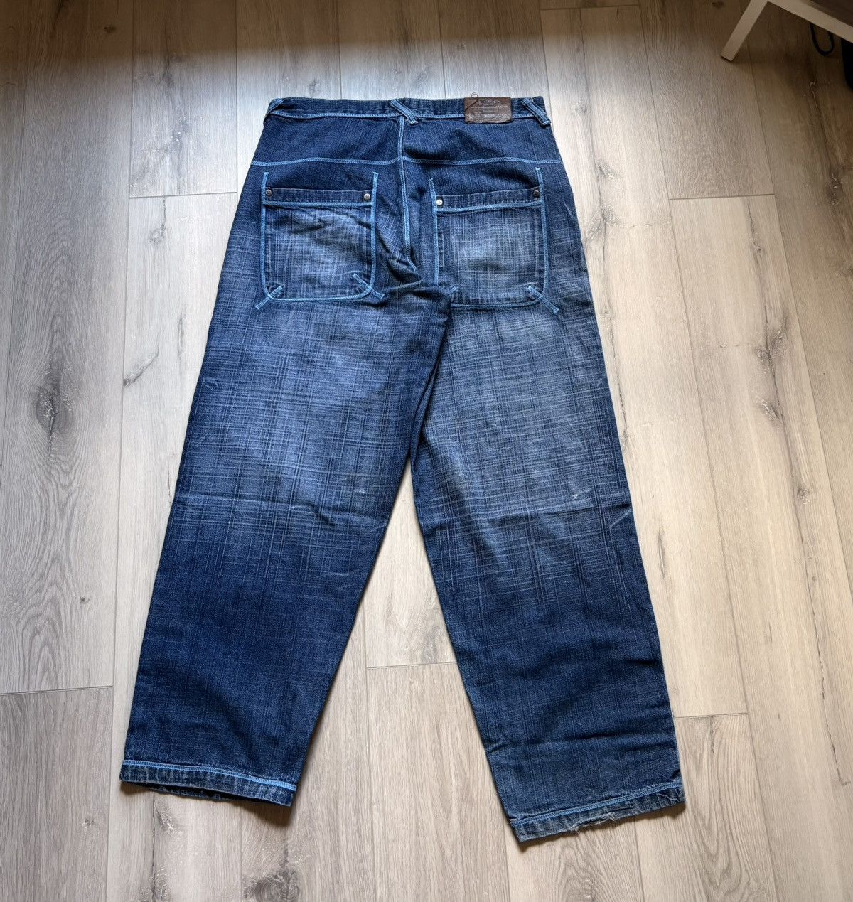 Other Baggy wide leg y2k evolution blue jeans Size US 36 / EU 52 - 2 Thumbnail