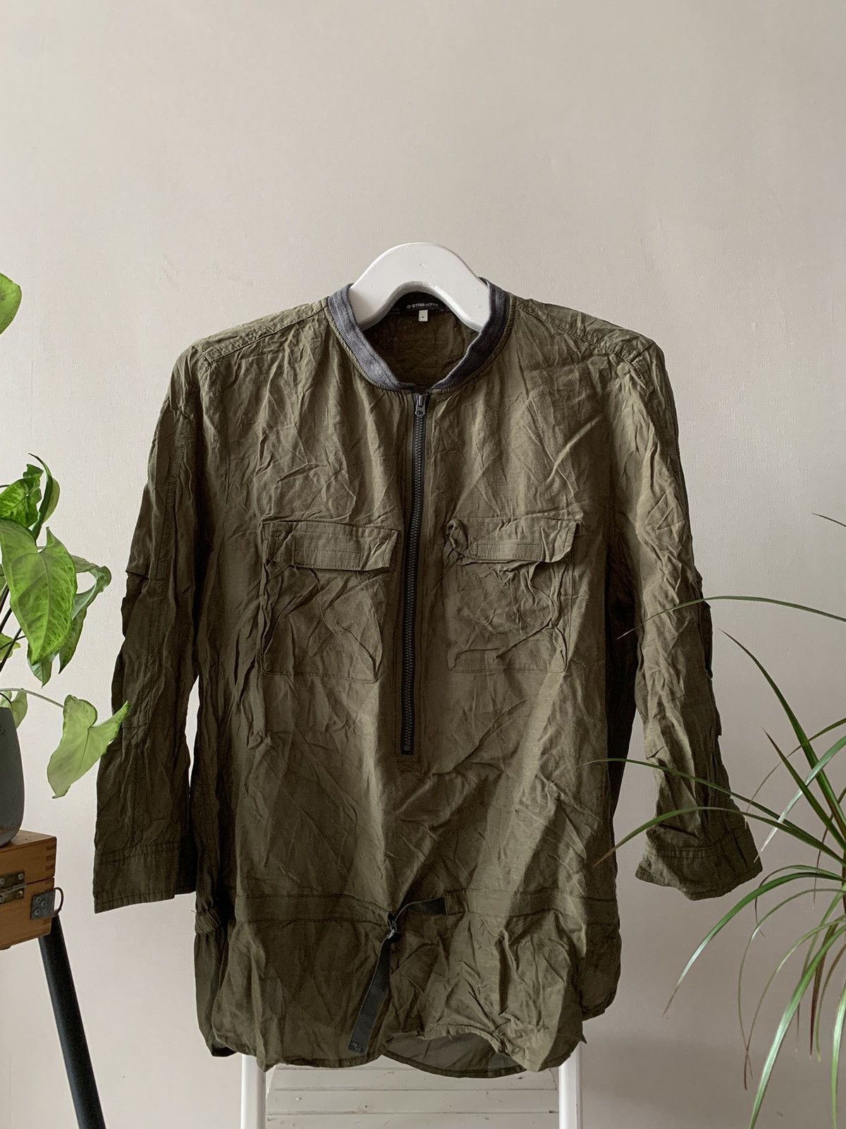 G-Star Viscose G-Star RAW Crusader Vick Shirt 3/4 Y2K vintage Size XL / US 12-14 / IT 48-50 - 1 Thumbnail