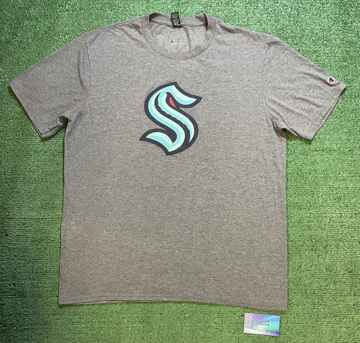 NHL Seattle Kraken grey tee Size US XL / EU 56 / 4 - 1 Thumbnail