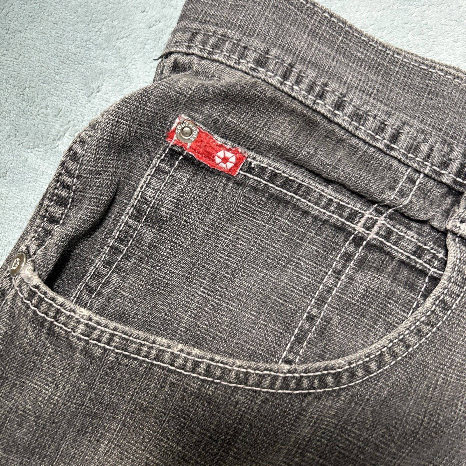 Southpole Southpole Red Tab Beyond Baggy Jeans 38x25 Raw Hems Wide Size US 38 / EU 54 - 4 Thumbnail