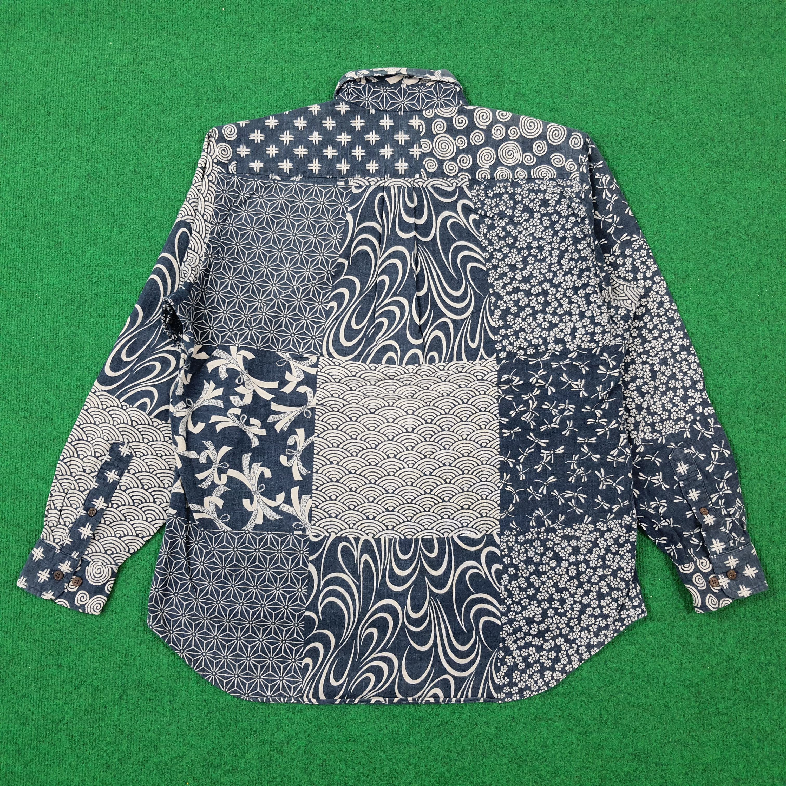 Japanese Brand × Sugar Cane × Vintage Vintage Sugar Cane Japanese Brand Button Up Shirt Size US L / EU 52-54 / 3 - 3 Thumbnail