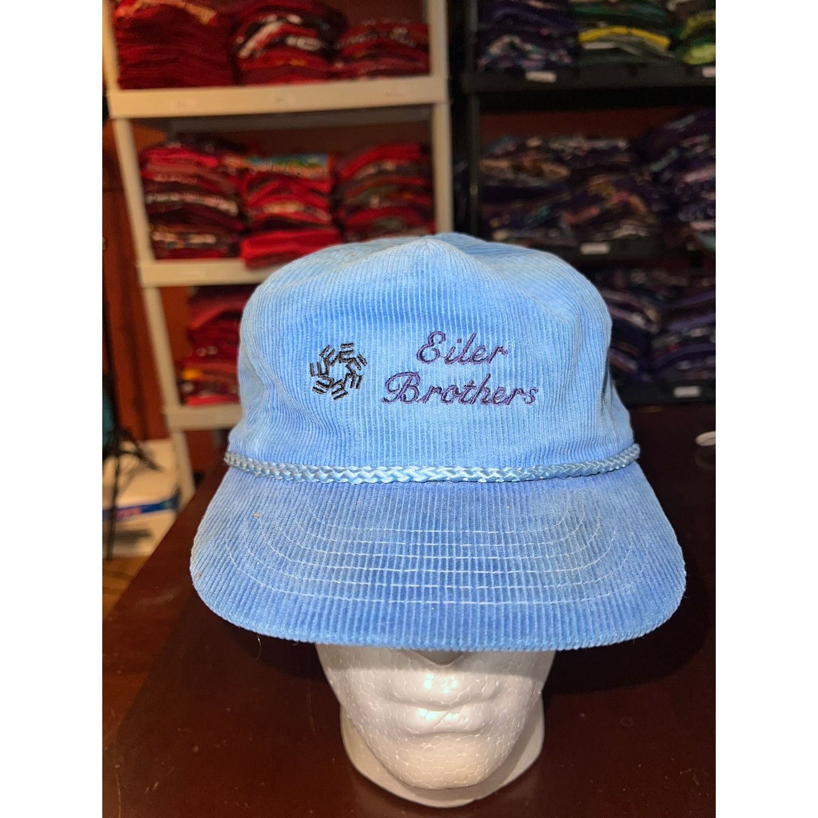 Vintage Vintage Eiler Brothers Hat Corduroy Roper Cap Snapback 90s Size ONE SIZE - 1 Thumbnail