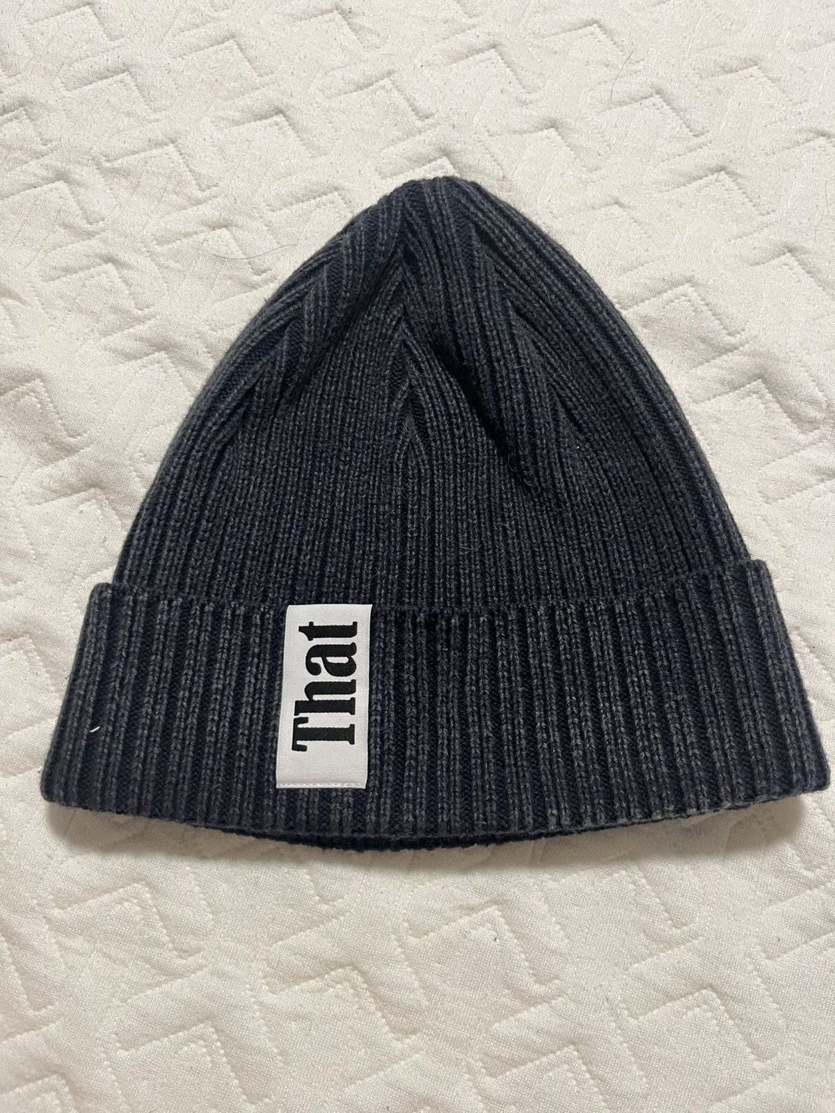 thisisneverthat THISISNEVERTHAT NAVY WASHED BEANIE Size ONE SIZE - 1 Thumbnail