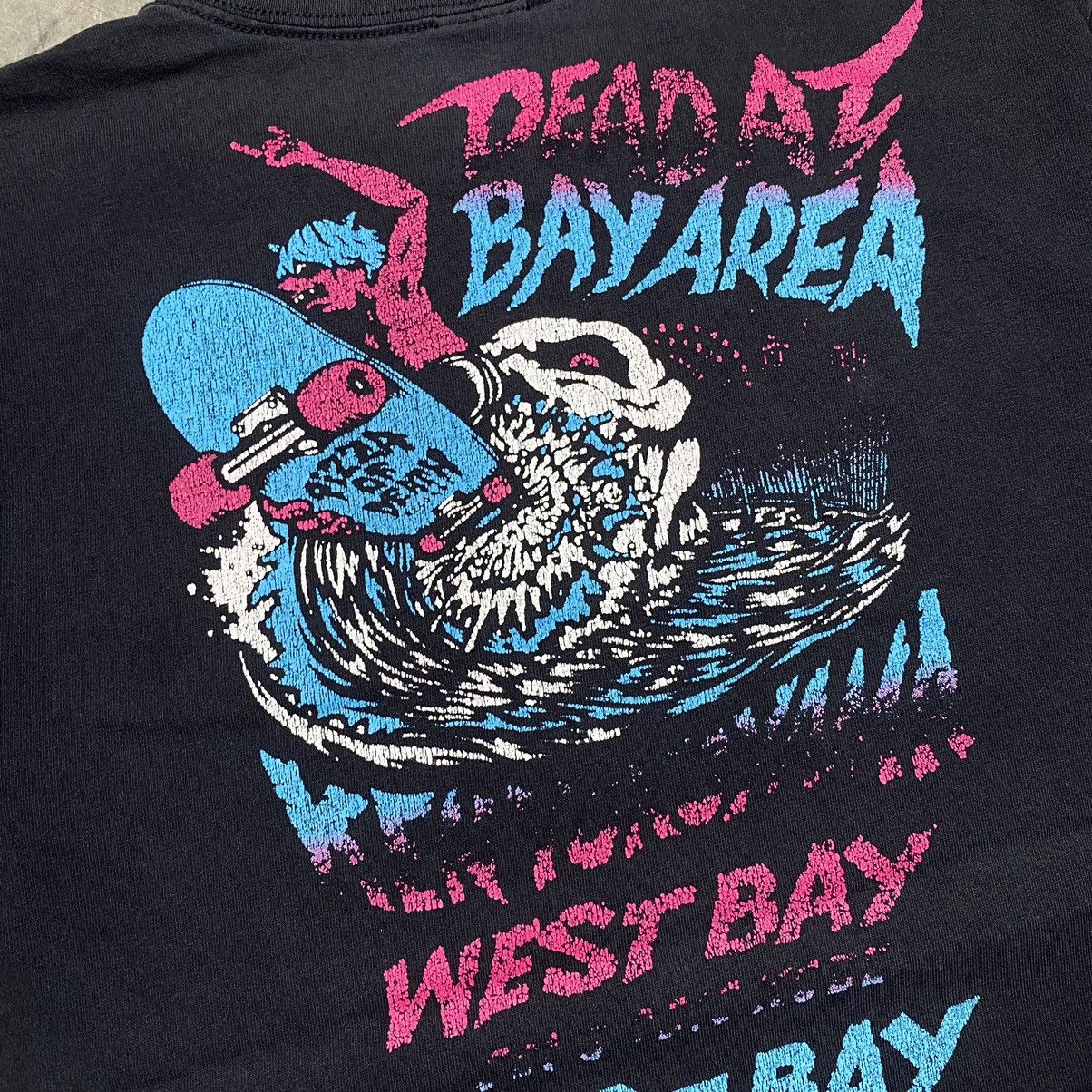 Band Tees × Japanese Brand y2k Distressed Pizza Of Death Dead At Bay Area Tee Size US M / EU 48-50 / 2 - 3 Thumbnail