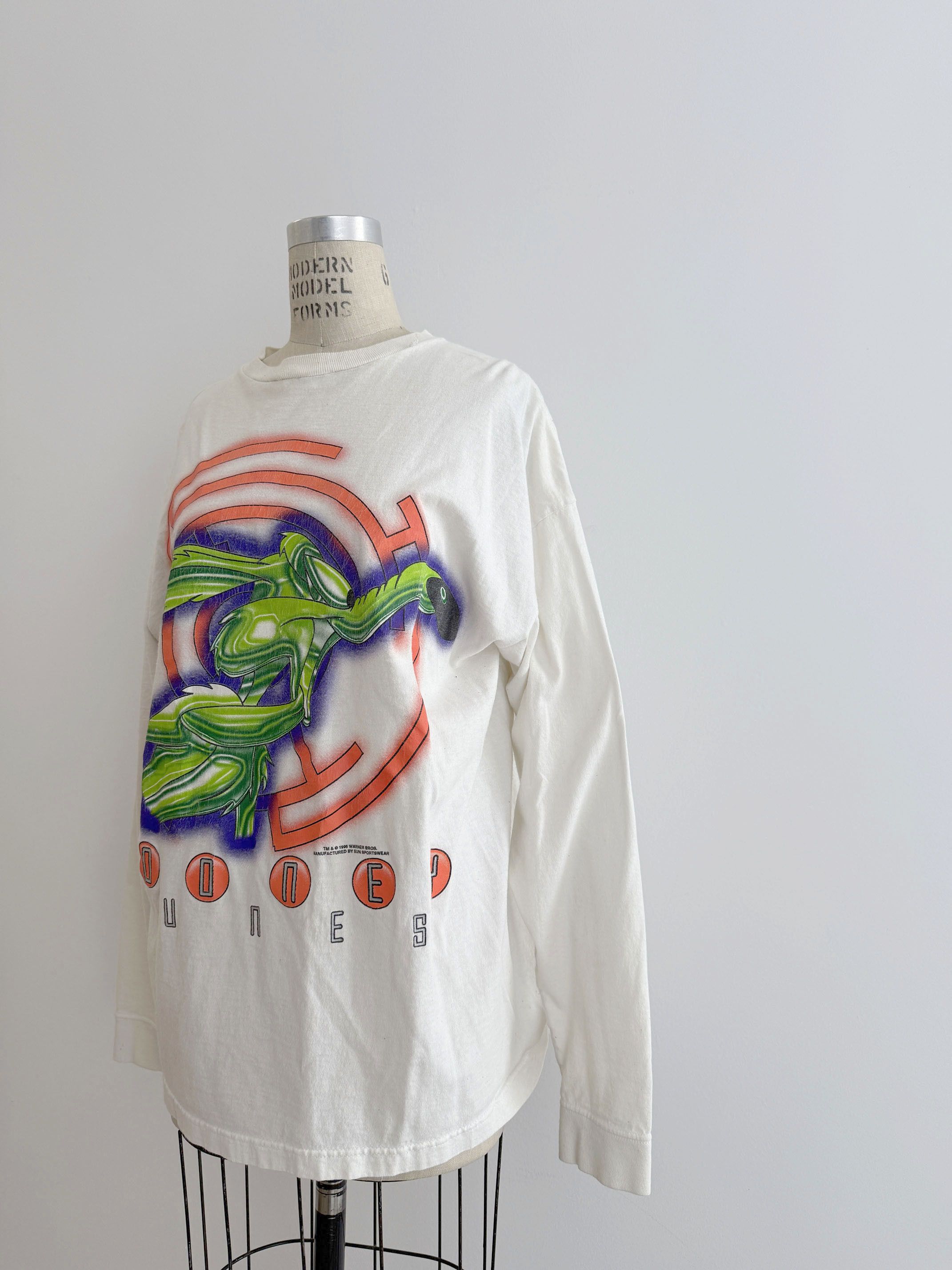 Vintage 90s Vintage Rave LOONEY TUNES shirt Size US L / EU 52-54 / 3 - 2 Thumbnail