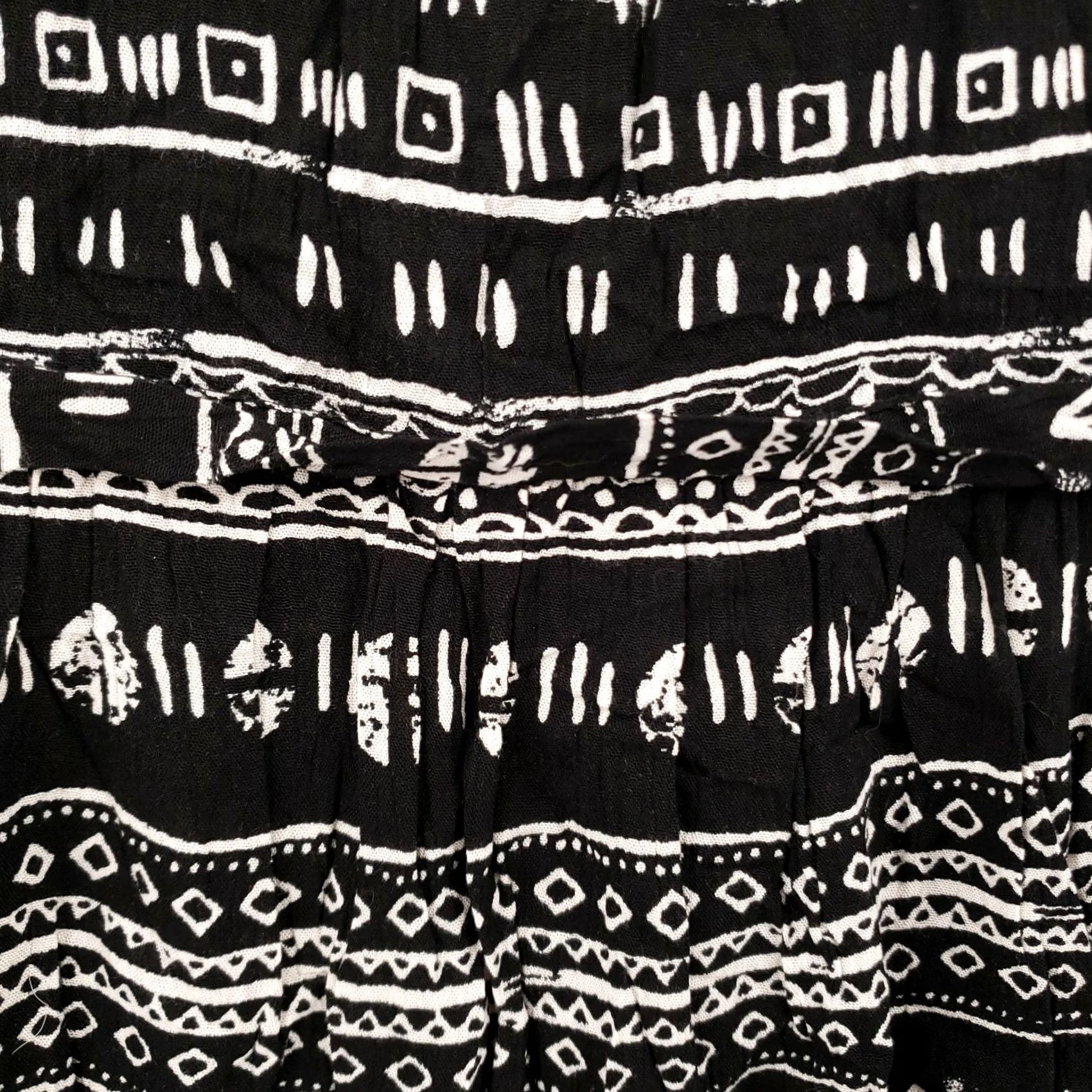 Forever 21 FOREVER 21 Womens Dress S Small Black Mini A Line Aztec Print Sleeveless Boho Size S / US 4 / IT 40 - 3 Thumbnail