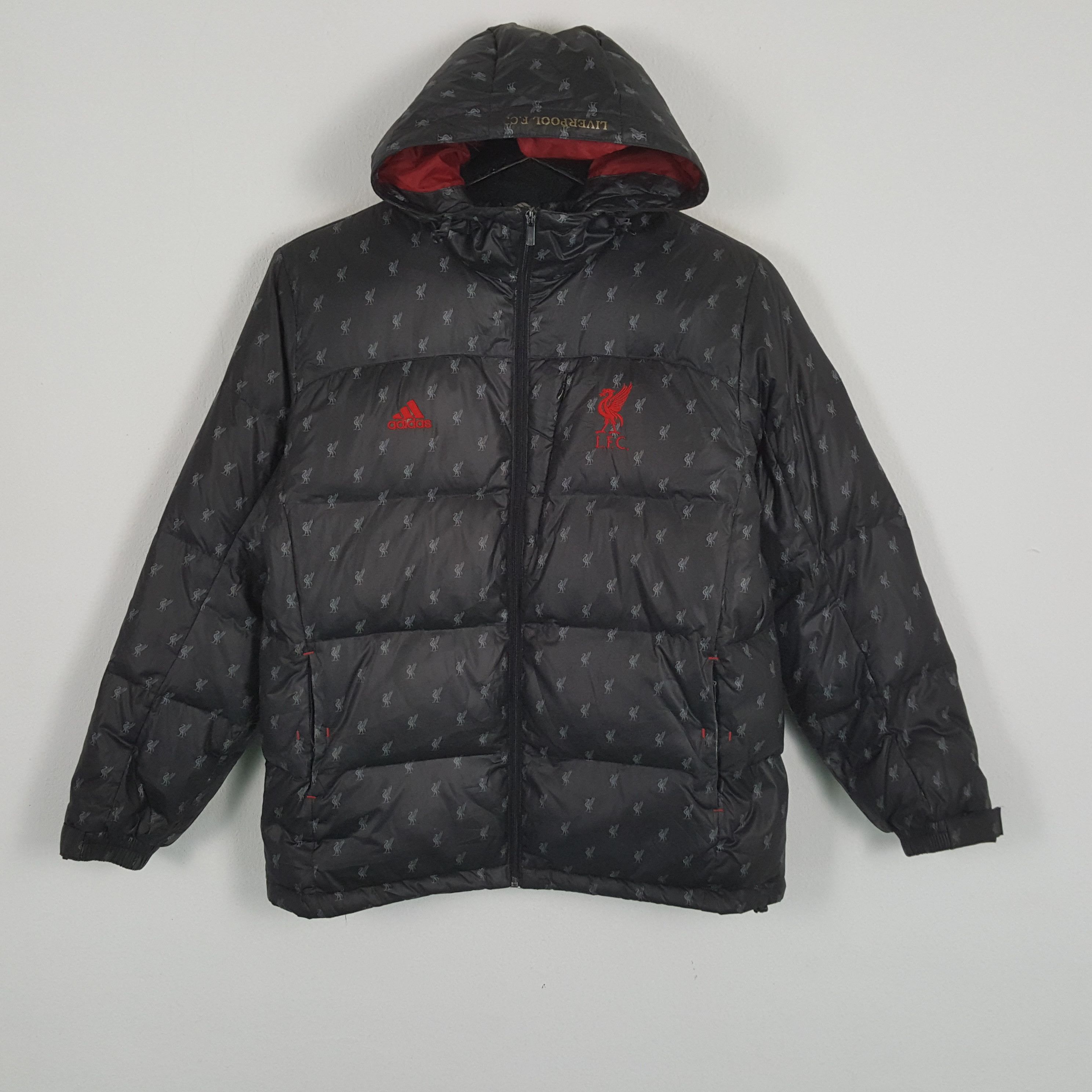 Adidas × Vintage ADIDAS LIVERPOOL Football Soccer Club Winter Jacket Size US L / EU 52-54 / 3 - 1 Thumbnail