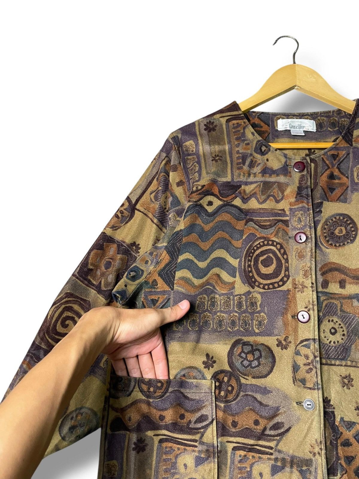 Japanese Brand × Vintage Cousewin Vintage Button Up Jacket (3) Size US S / EU 44-46 / 1 - 5 Thumbnail
