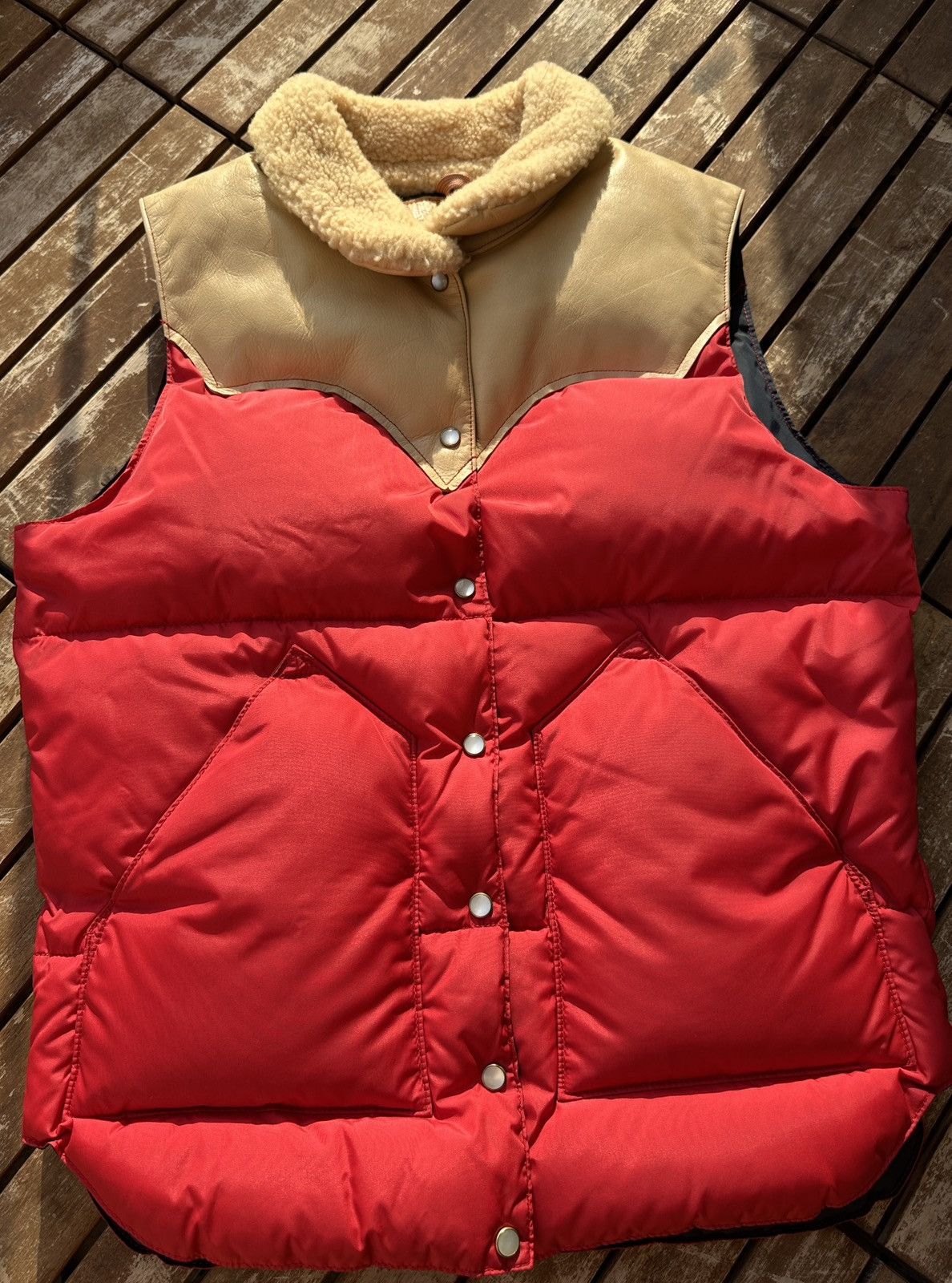 Rocky Mountain Featherbed Rocky Mountain Featherbed Down Vest – Leather Yoke Size US S / EU 44-46 / 1 - 1 Thumbnail