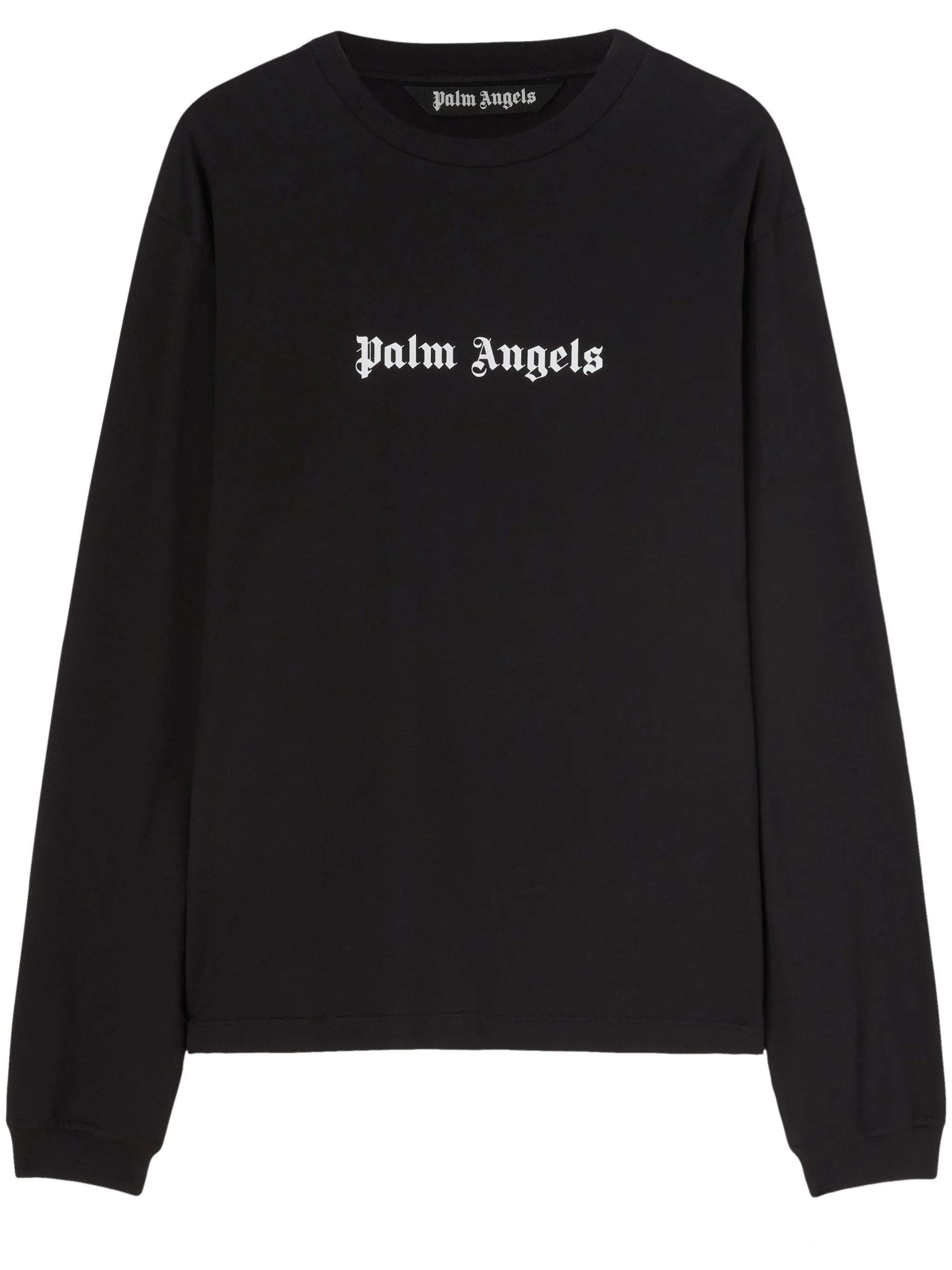 Palm Angels o1gr1nt0425 Classic Logo Slim Long Sleeve T-Shirt in Black Size US XS / EU 42 / 0 - 1 Thumbnail