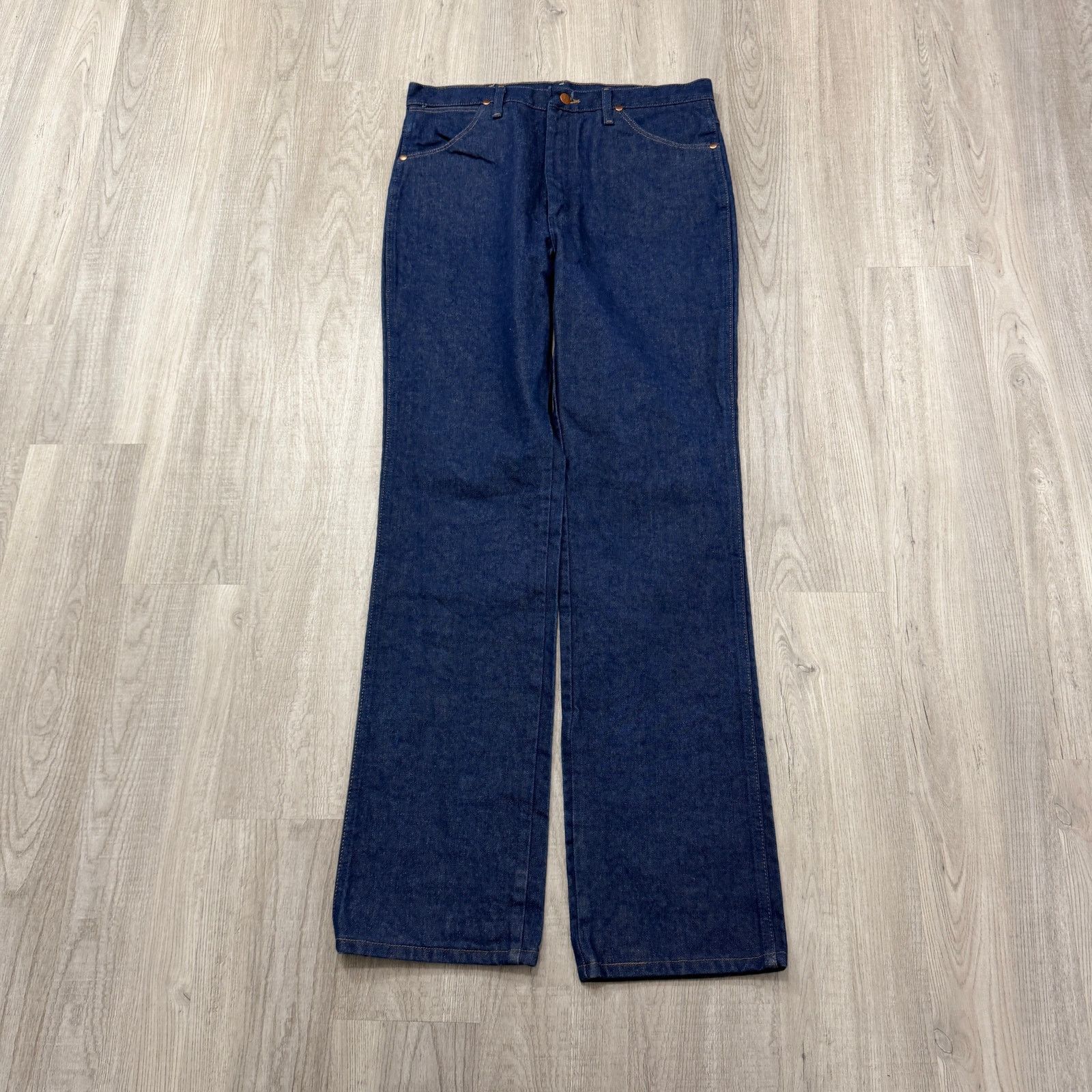 Wrangler Vintage Wrangler Cowboy Cut Slim Fit Jeans Men's 36x34 Blue Size US 36 / EU 52 - 1 Thumbnail
