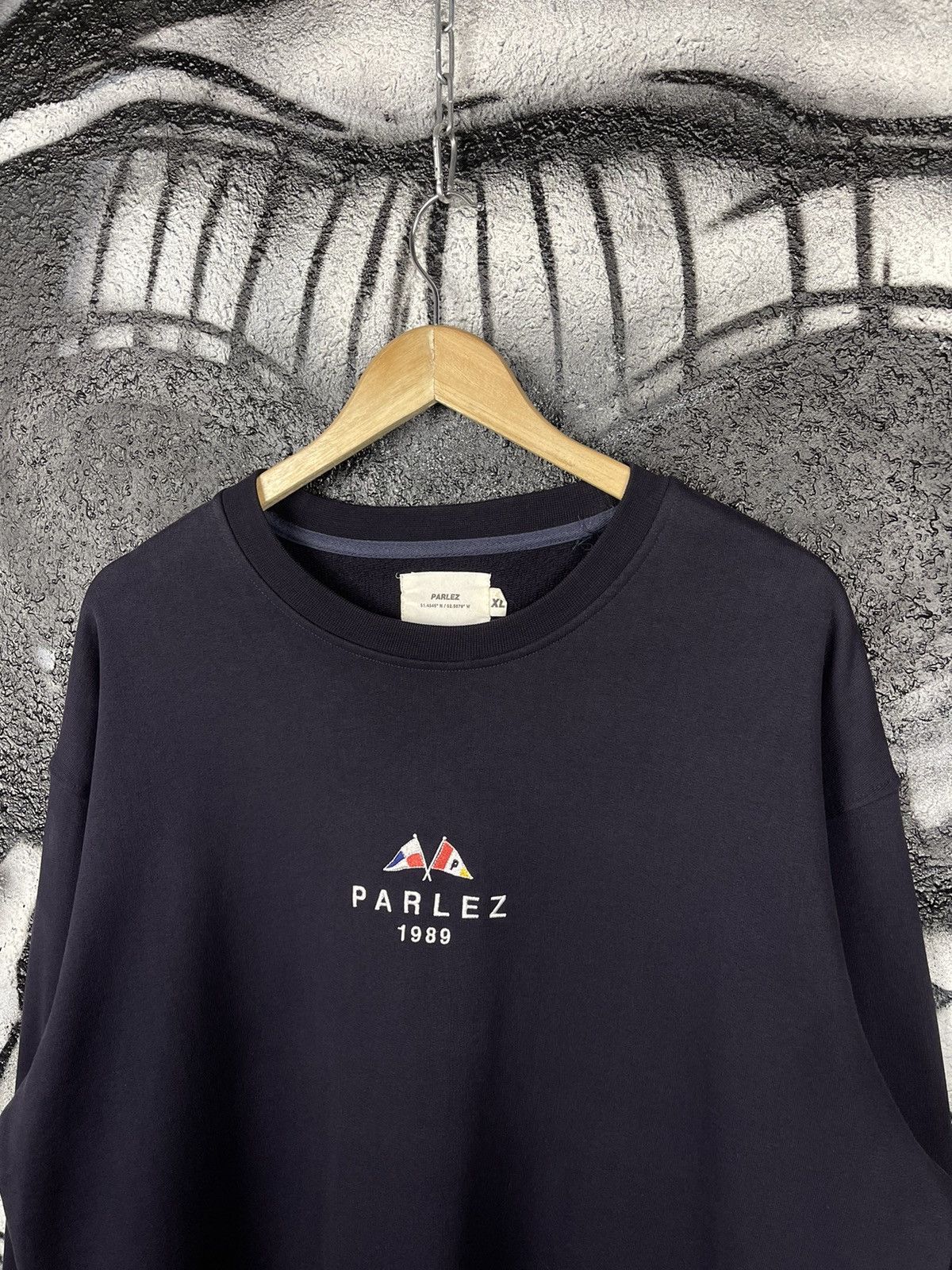 Parlez Parlez Iroko Crewneck Embroidered Logo Sweatshirt Men’s XL Size US XL / EU 56 / 4 - 3 Thumbnail
