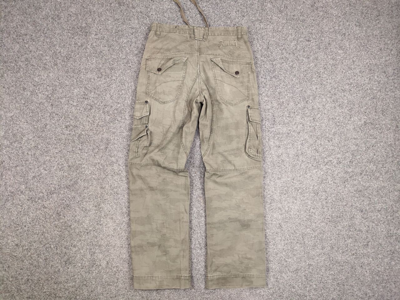 Japanese Brand Vintage 90's junya watanabe style Cargo Baggy camo Pants Size US 33 - 15 Thumbnail