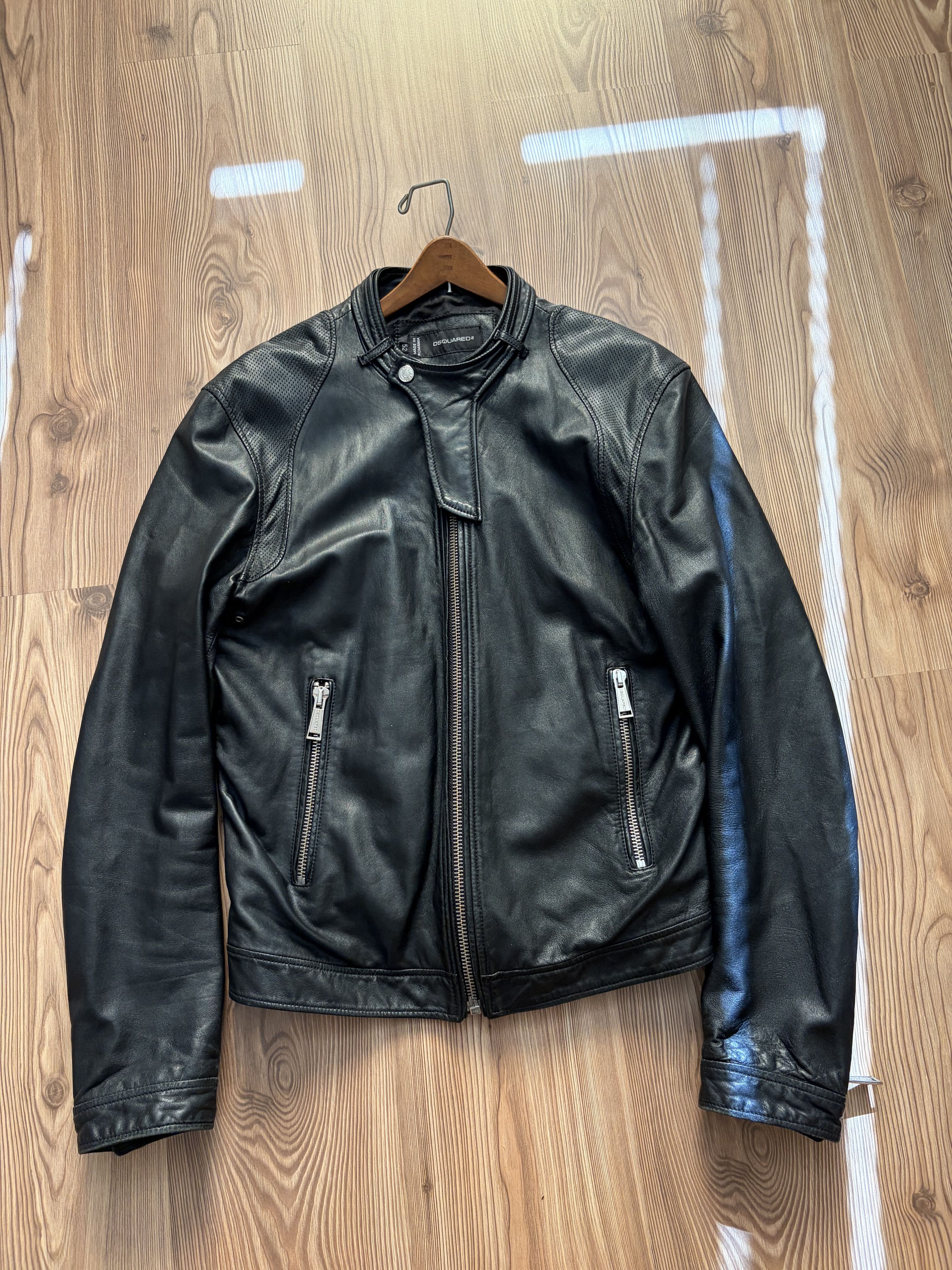 Dsquared2 leather jacket