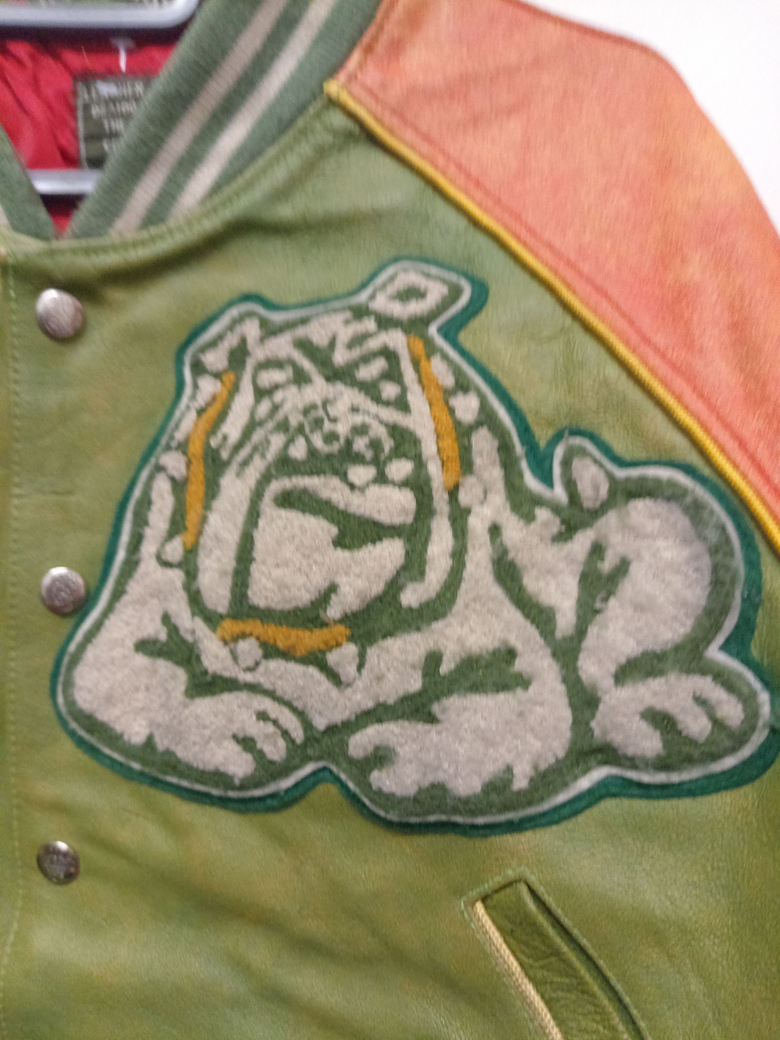 Vintage Vintage Dog Fight leather jacket rare Size US M / EU 48-50 / 2 - 3 Thumbnail