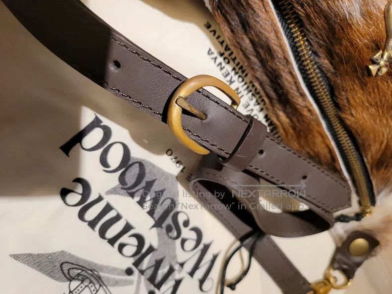 Vivienne Westwood Vivienne Westwood size os Rare Horsehair Waist Bag, African Size ONE SIZE - 7 Thumbnail