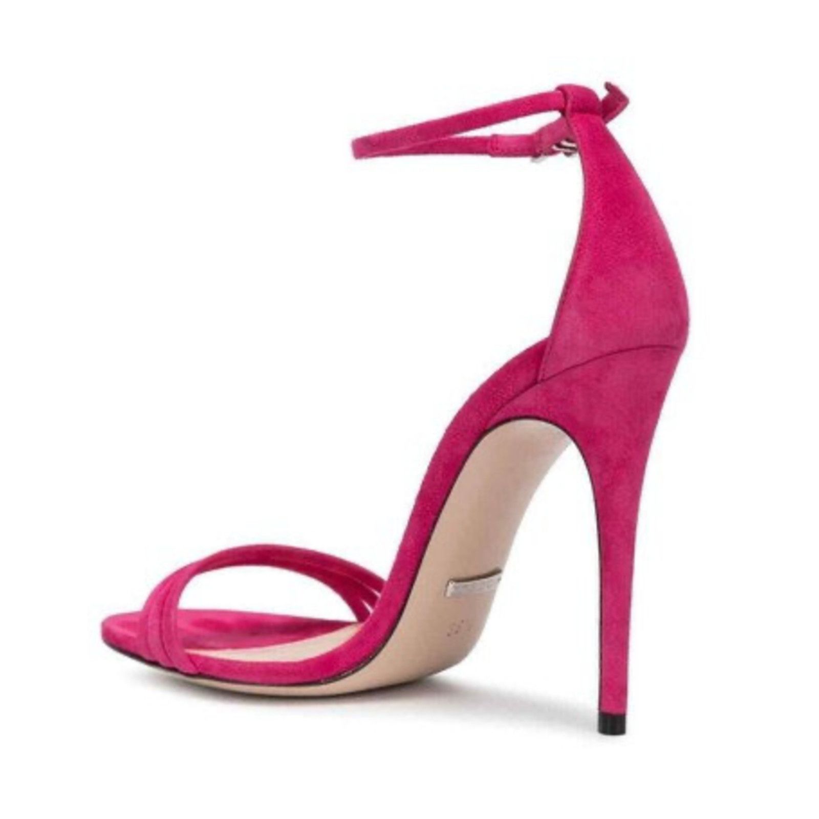 Gucci Gucci Ilse Bright Fuxia Pink Suede Crystal GG Logo Ankle Size US 6 / IT 36 - 12 Thumbnail