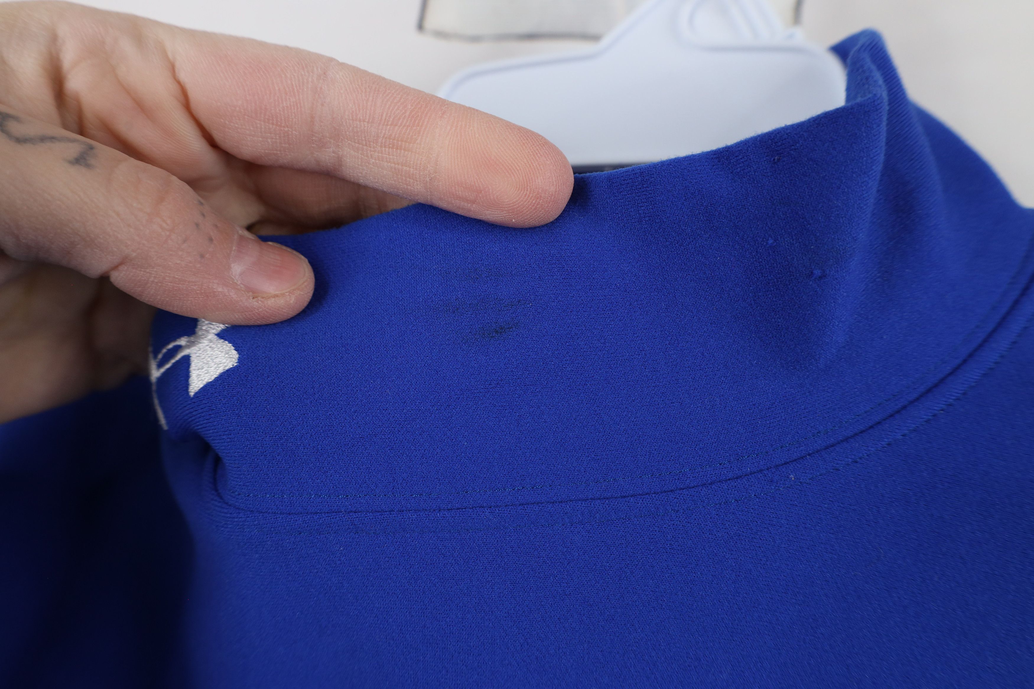 Under Armour × Vintage Under Armour Compression Mock Neck Long Sleeve T-Shirt Blue Size US M / EU 48-50 / 2 - 5 Thumbnail