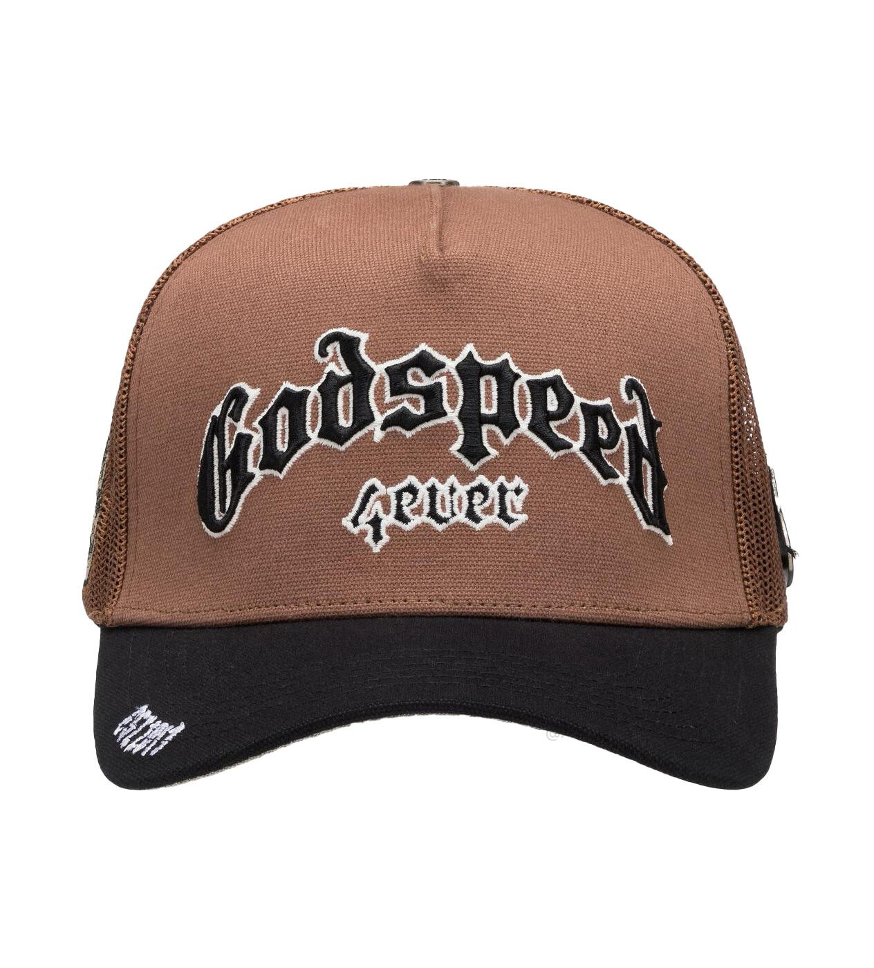Godspeed Forever Trucker Hat Brown/Black Size ONE SIZE - 1 Thumbnail
