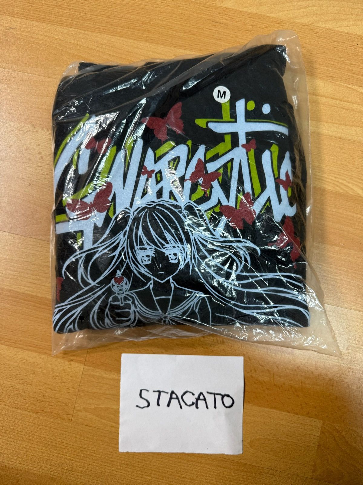 Glo Gang Gnarcotic Anime Hoodie Black Medium Size US M / EU 48-50 / 2 - 2 Thumbnail