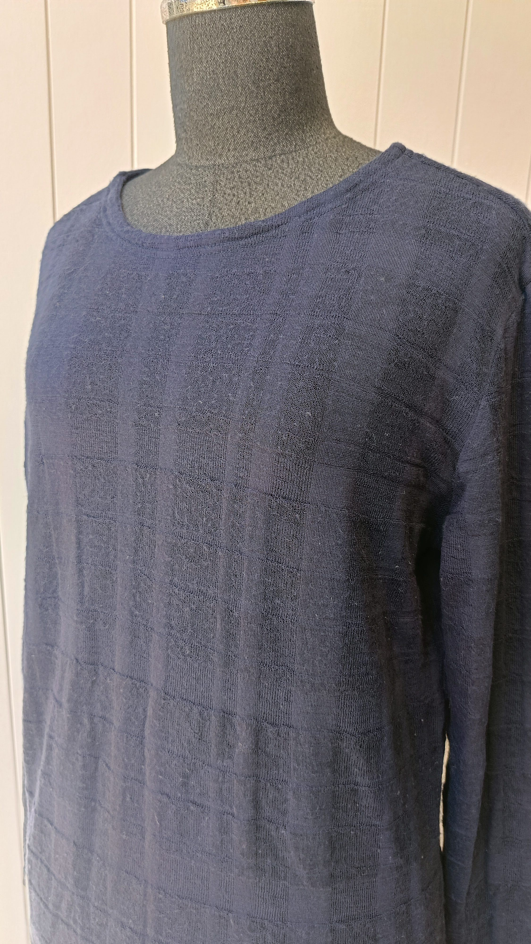 Issey Miyake Plantation Issey Miyake Japan indigo wool unisex tshirt Size M / US 6-8 / IT 42-44 - 2 Thumbnail