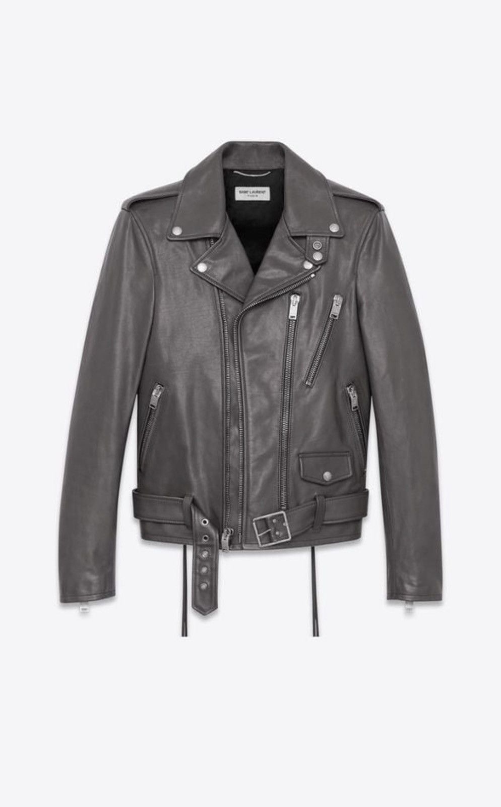 Saint Laurent Paris FW13 Runway L17 Leather Biker Jacket | Grailed