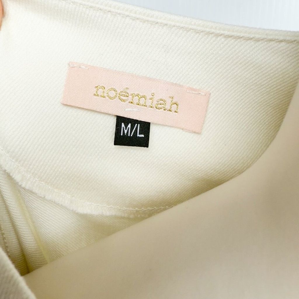 Other NOÉMIAH A-line High-end Button-up Cream Long Jacket Size M/L Size L / US 10 / IT 46 - 5 Thumbnail