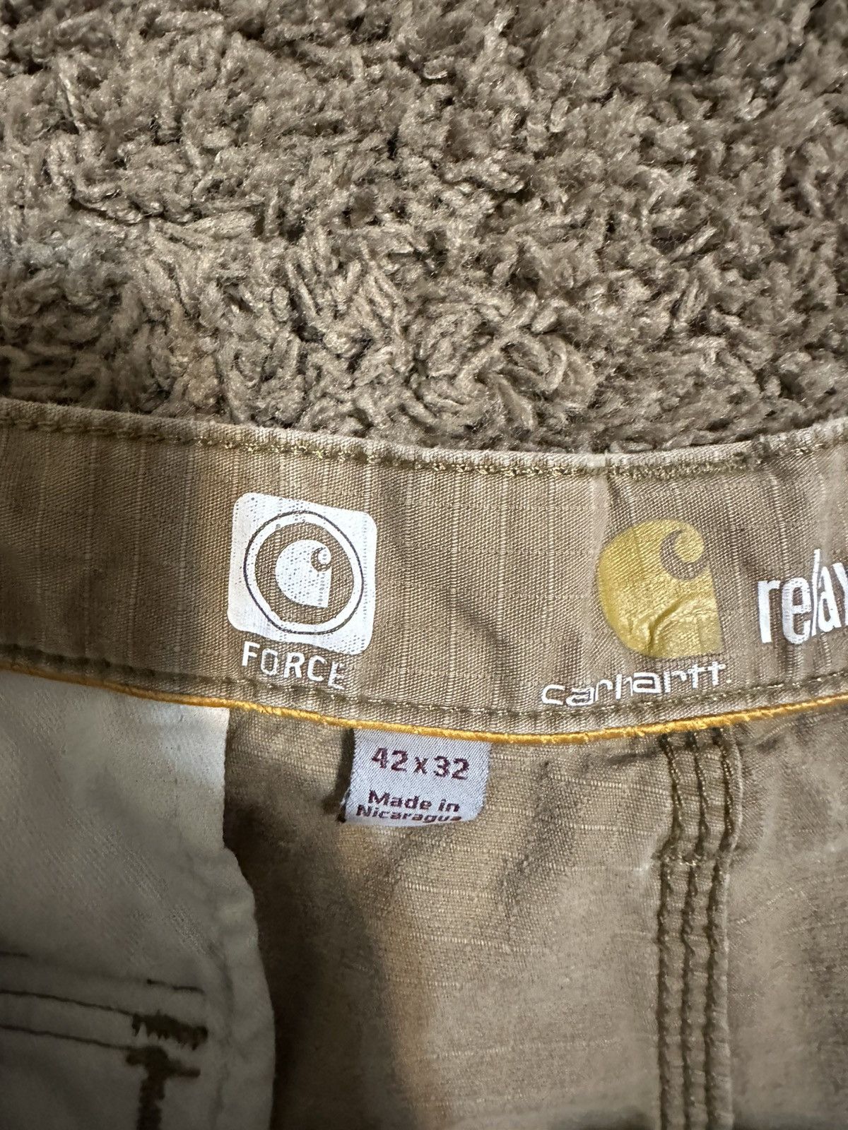 Carhartt Vintage Carhartt Cargo “big tan” pants 00s size 42x32 Size US 42 / EU 58 - 3 Thumbnail