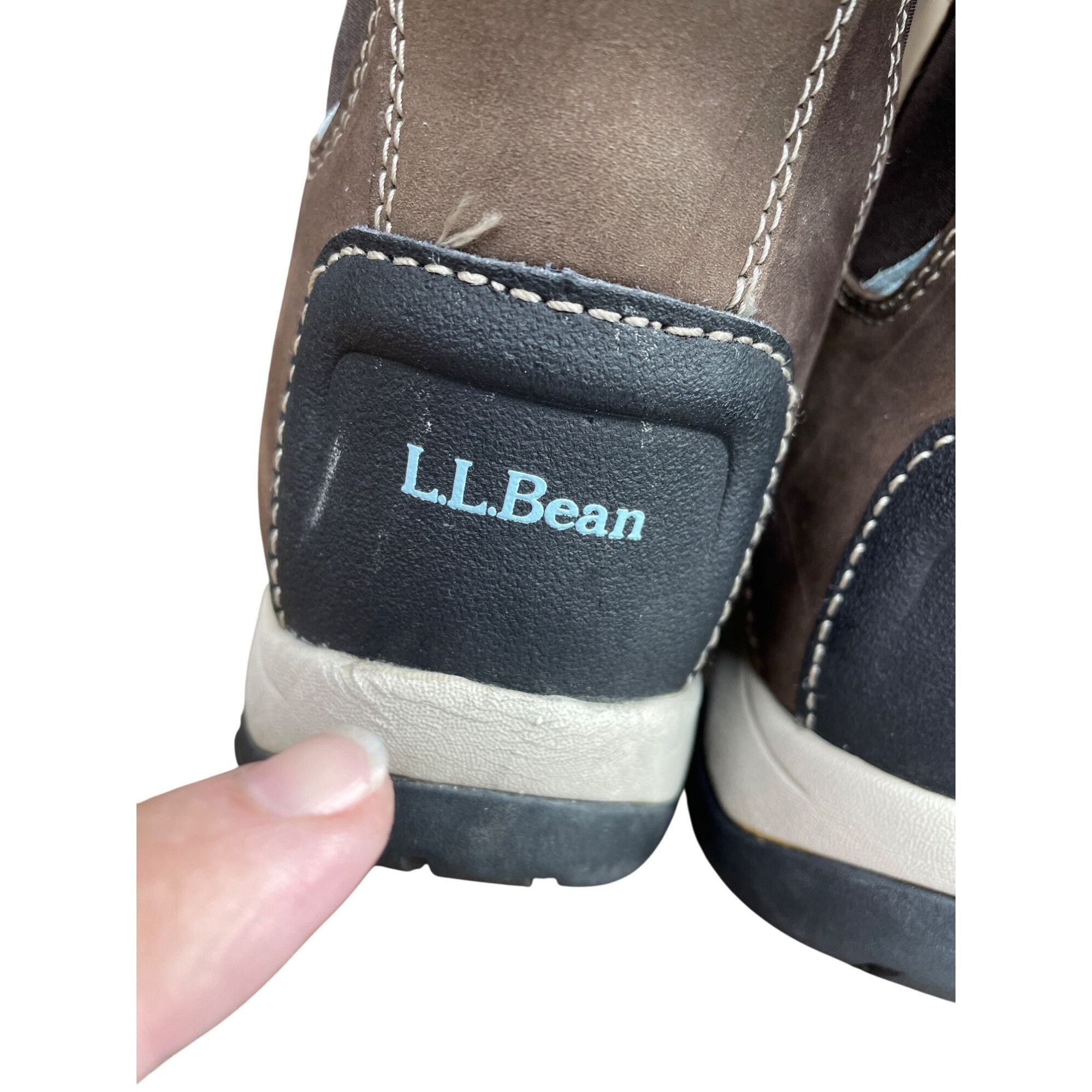 L.L. Bean L.L. Bean Tex 2.5 Womans Brown Black Waterproof Winter Boots Size US 7.5 / IT 37.5 - 8 Thumbnail