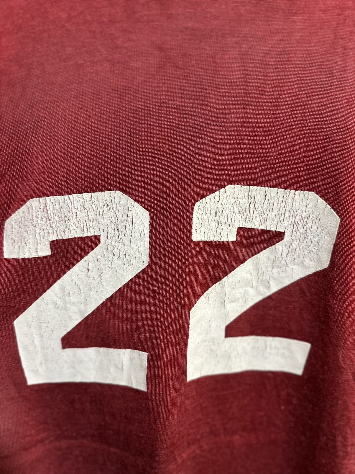 Sears Vintage Bombers Red&White Faded Tee Size US XL / EU 56 / 4 - 8 Thumbnail