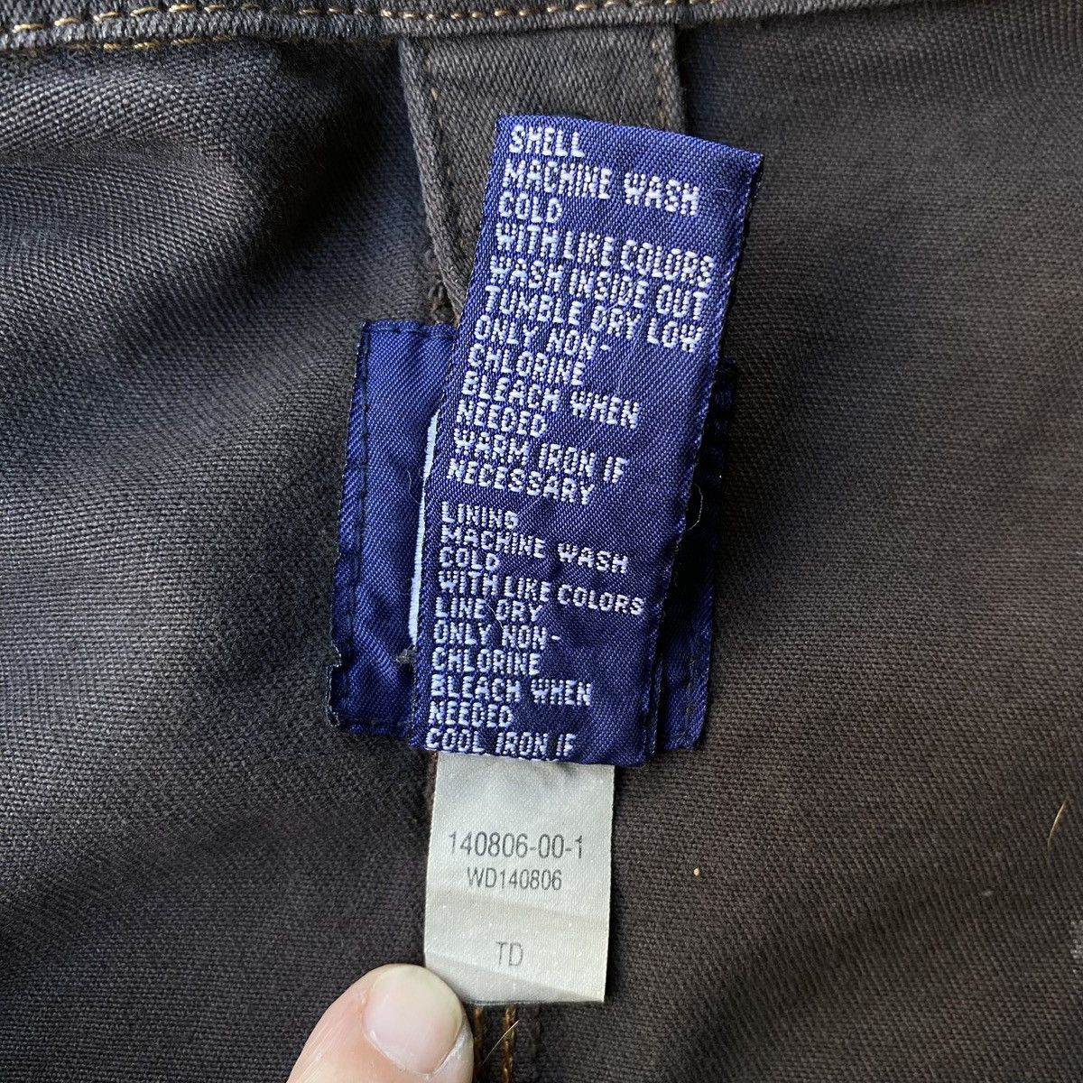 Gap Vintage 1990s GAP Premier Canvas Chore Jacket Size US S / EU 44-46 / 1 - 7 Thumbnail