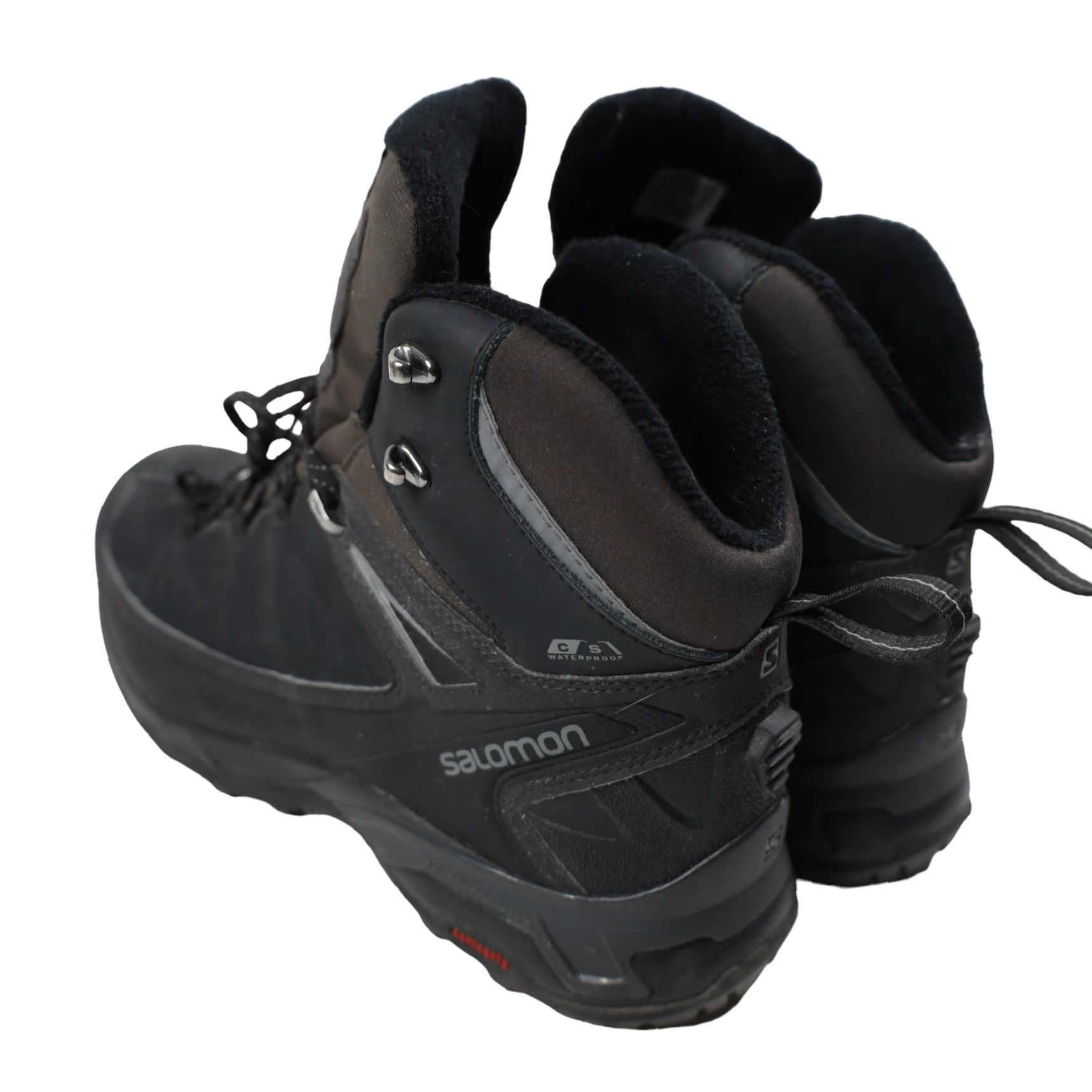 Salomon VINTAGE Salomon X Ultra Mid Winter CS WP Boots Men 7 Black Hiking Boots Size US 7 / EU 40 - 6 Thumbnail