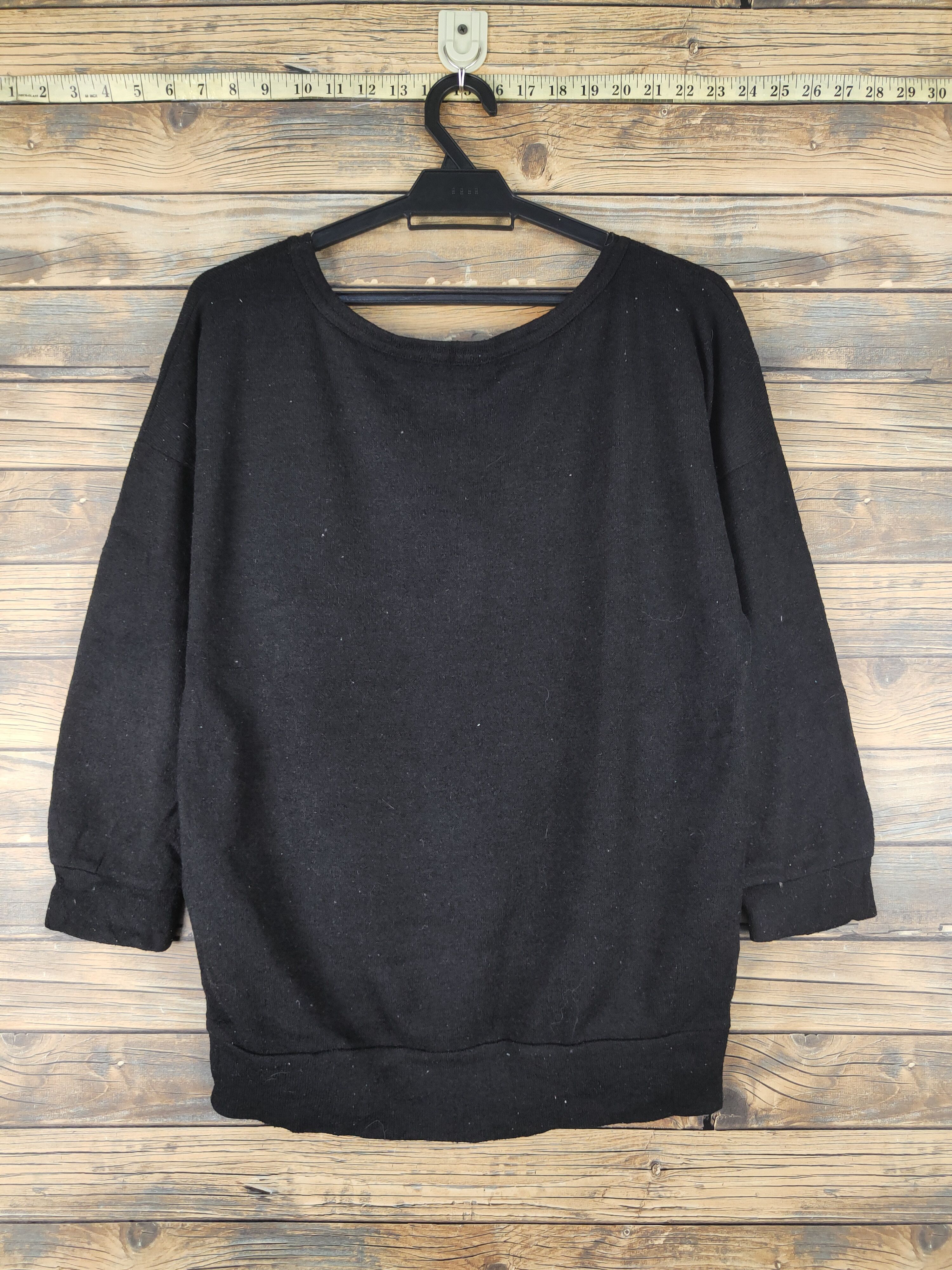Homespun Knitwear × Japanese Brand × Vintage C.o.l.z.a Black lips Knitwear Sweatshirts #W1520 Size L / US 10 / IT 46 - 8 Thumbnail