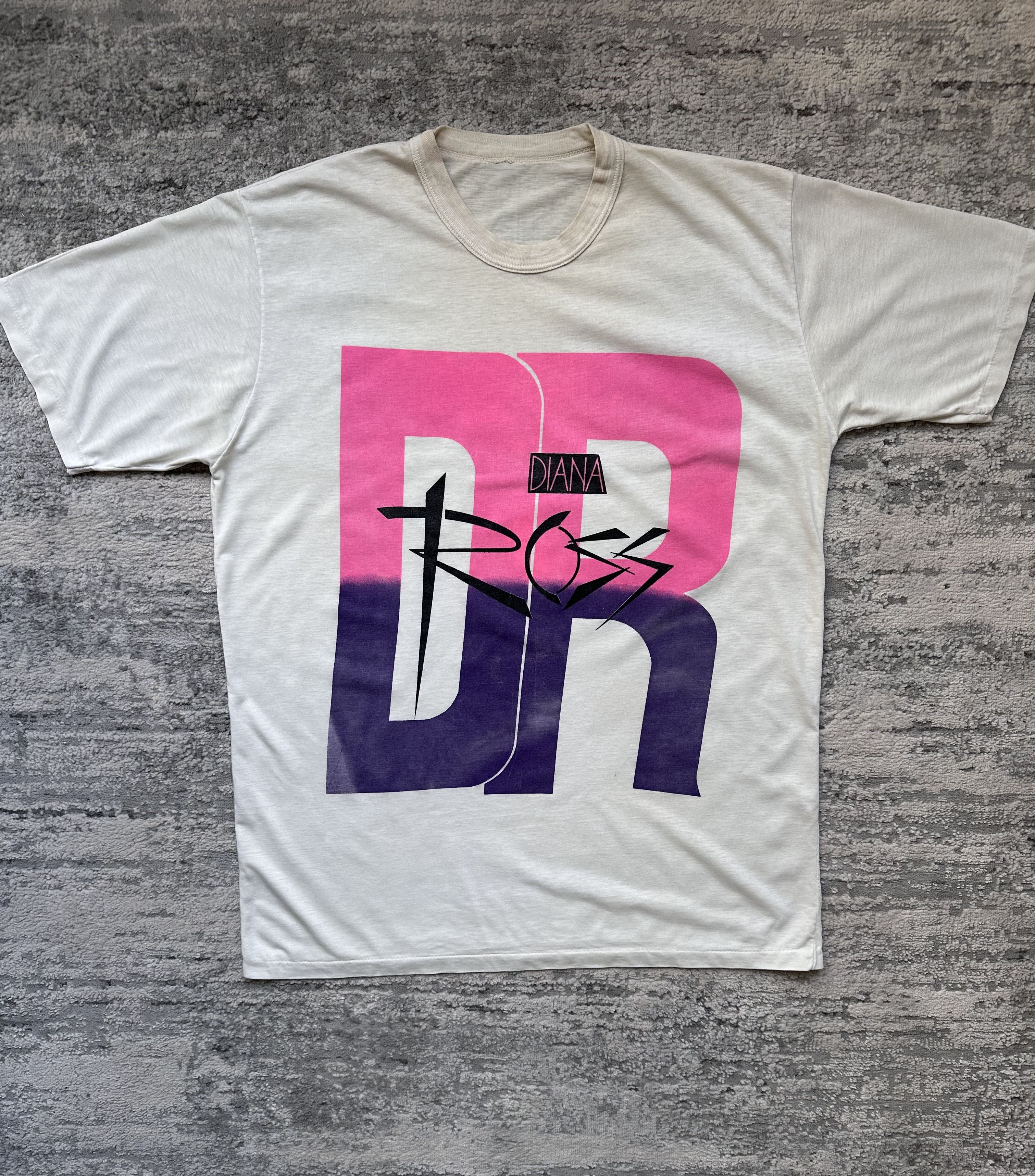 Vintage Diana Ross Vintage T Shirt 80s Size US L / EU 52-54 / 3 - 1 Thumbnail