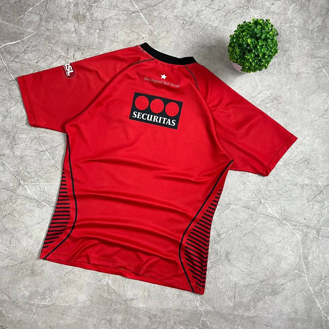 Vintage Salford City Reds Devis 2014 Super League T-Shirt Kooga Size US L / EU 52-54 / 3 - 8 Thumbnail