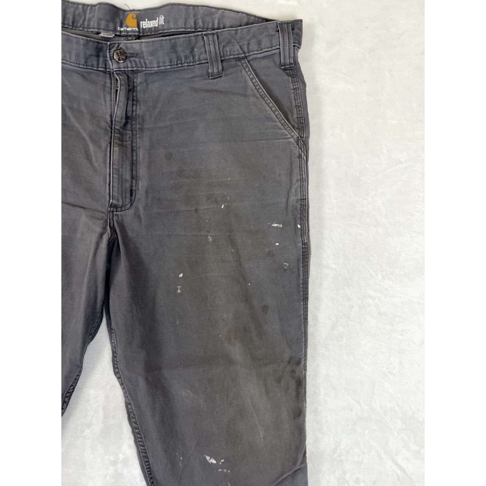 Carhartt Carhartt Pants Gray 32x32 Relaxed Fit Carpenter Workwear 5-Pocket Grunge Rugged Flex Mens Size US 32 / EU 48 - 5 Thumbnail