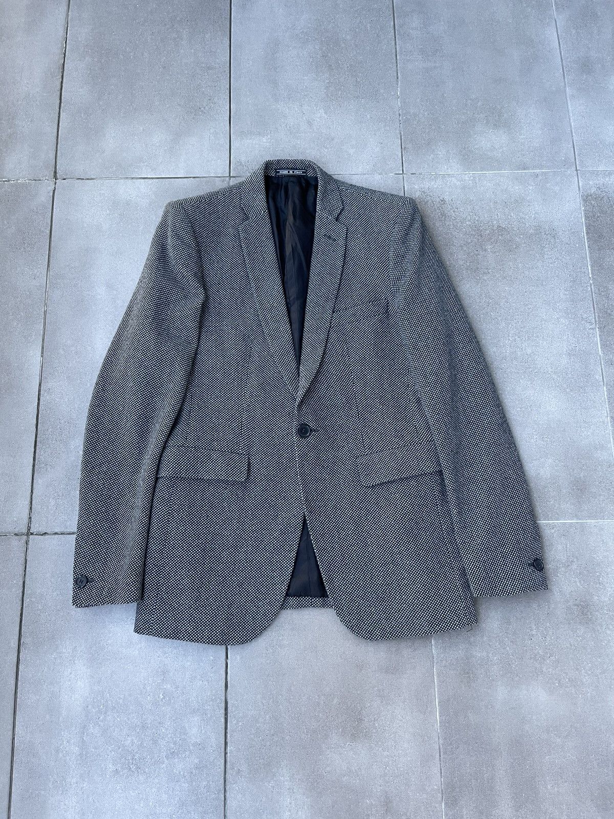 Acne Studios Acne Jeans Black White Grey Wool Blazer Size US M / EU 48-50 / 2 - 2 Thumbnail